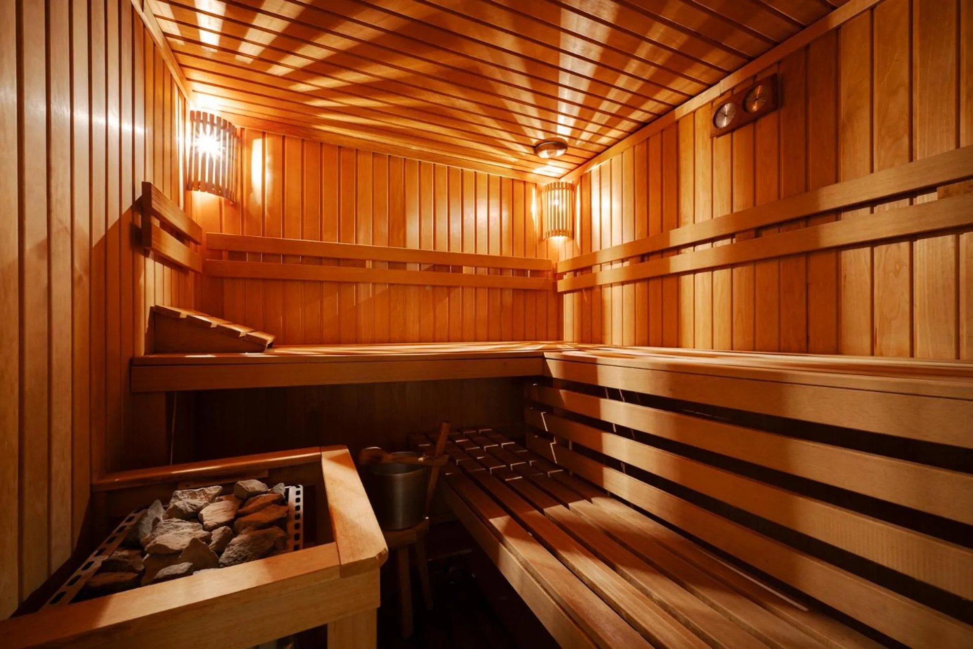Sauna in Hotel Belvedere Resort&SPA