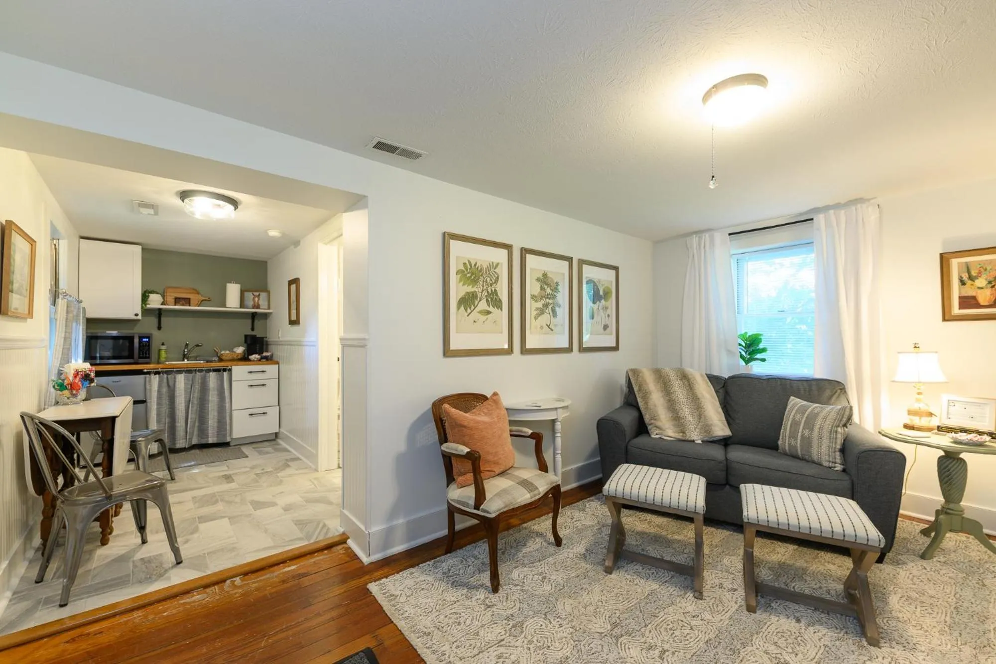 Seating area in Rose Hill Inn