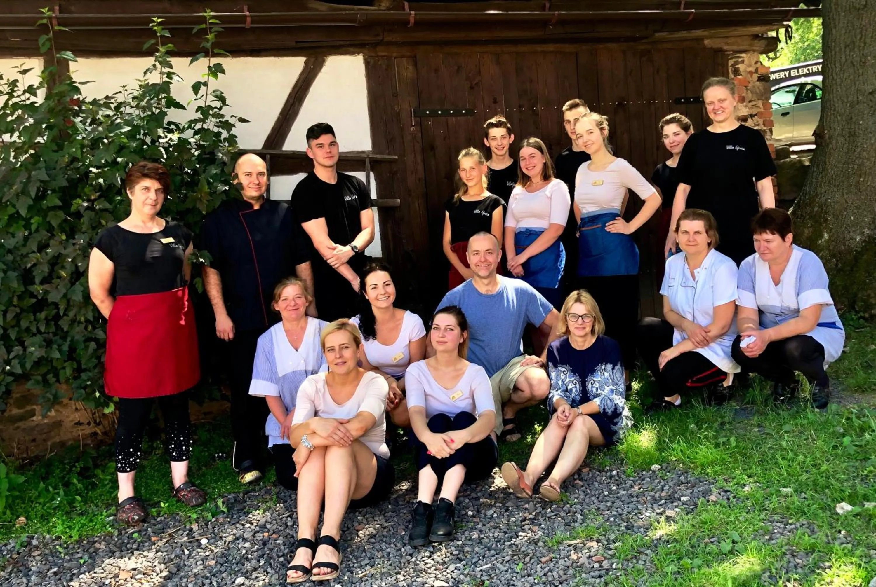 Staff in Villa Greta