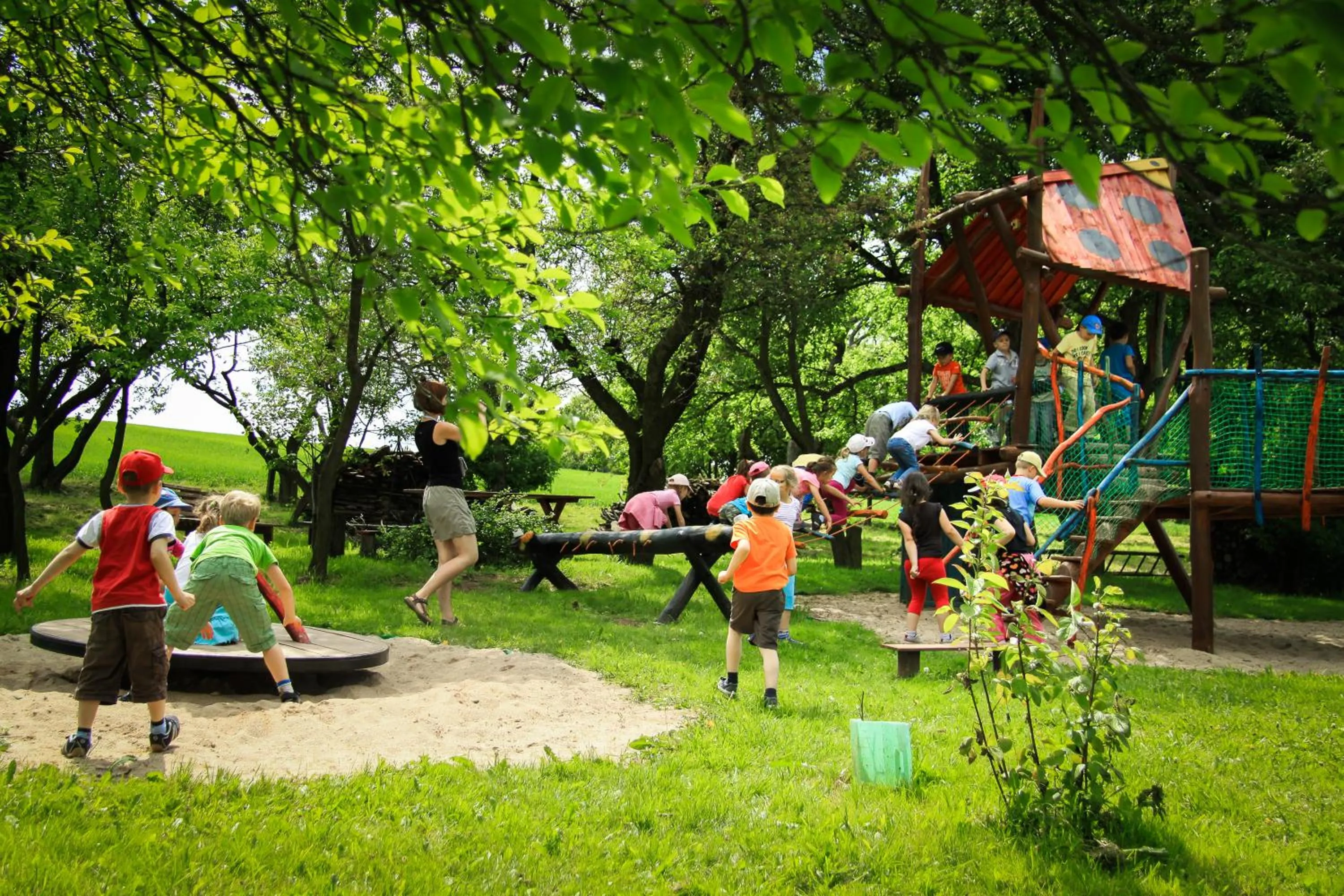 Children play ground in Villa Greta