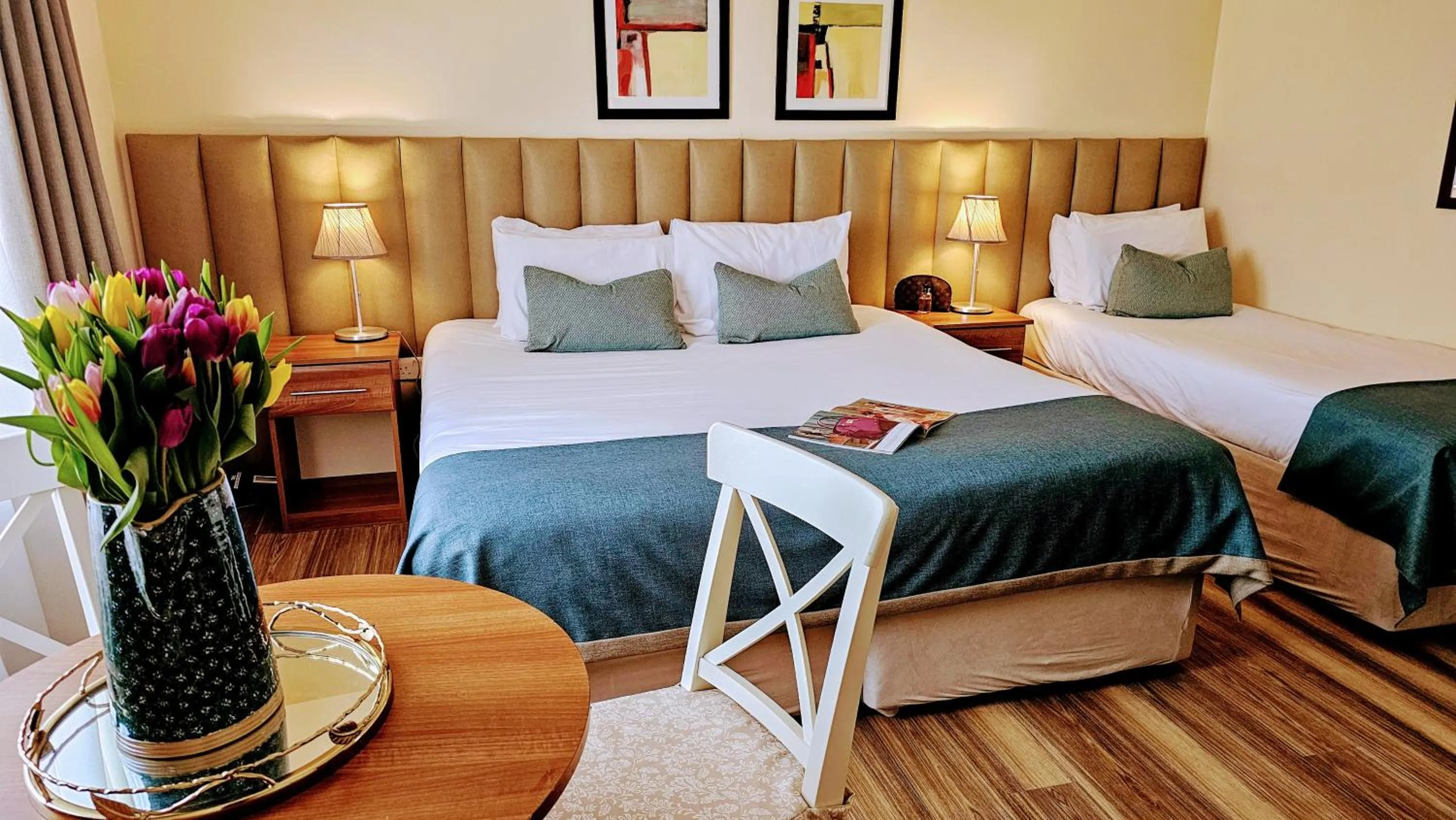 Bed in Moycarn Lodge & Marina