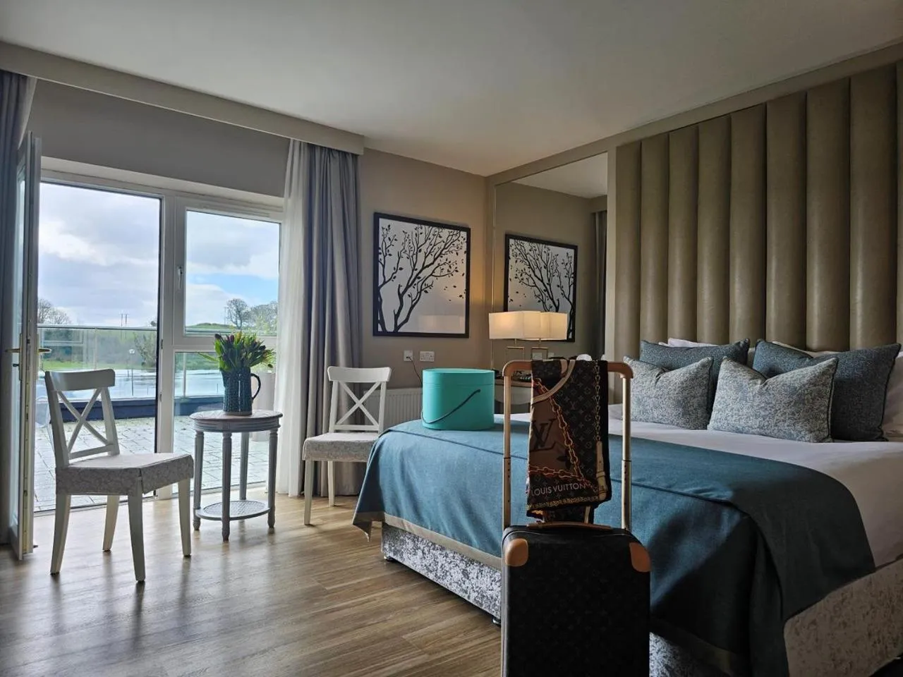 Bed in Moycarn Lodge & Marina