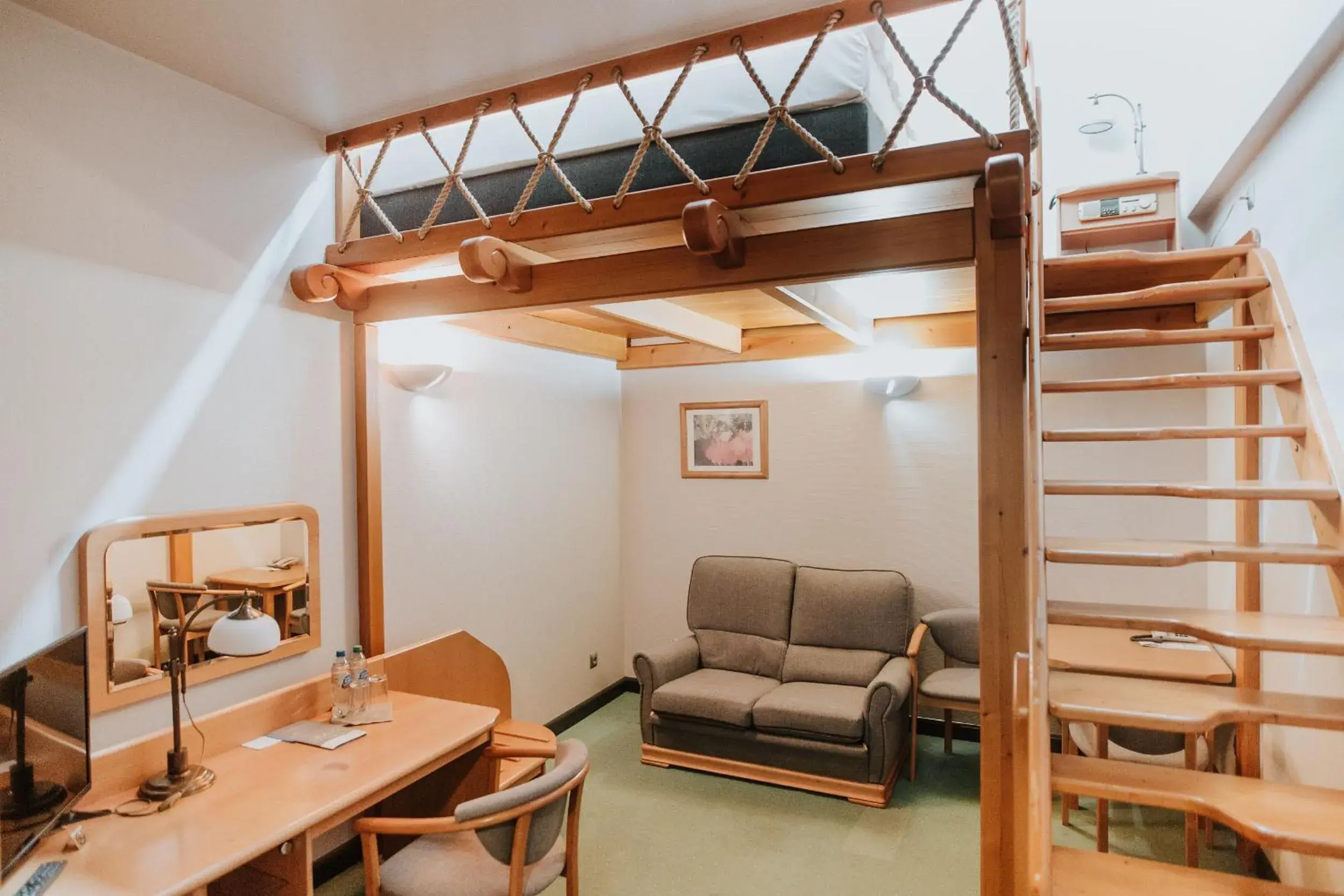 Standard Double Room with Fan in Piwnica Rycerska Kęty Standard Double Room with Fan in Piwnica Rycerska Kęty