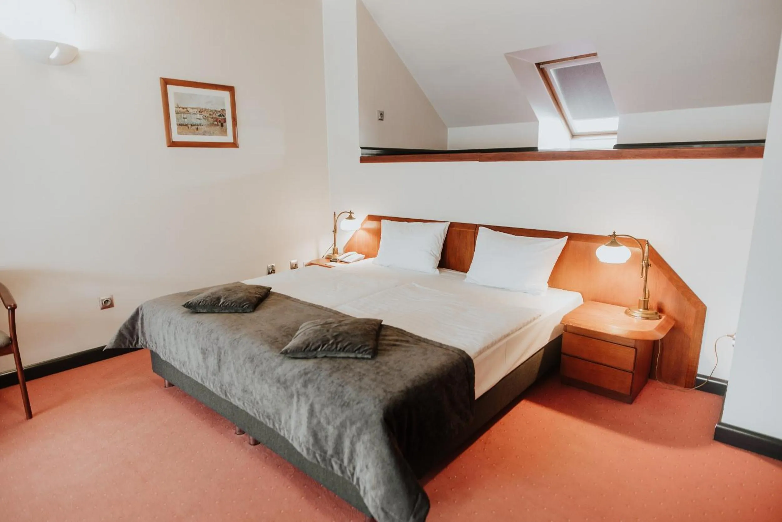 Photo of the whole room, Bed in Piwnica Rycerska Kęty