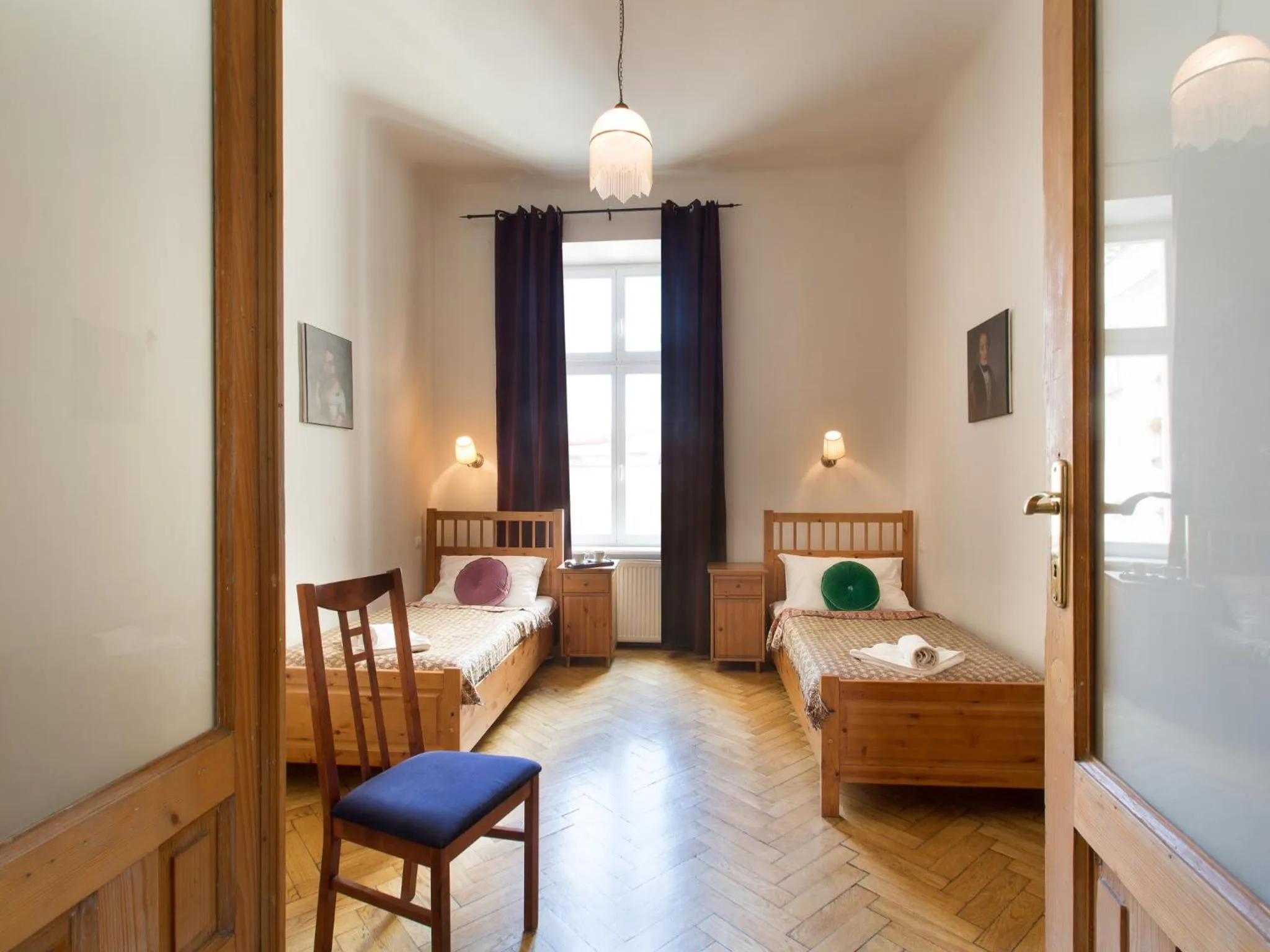 Bedroom, Bed in Antique Apartments Plac Szczepański