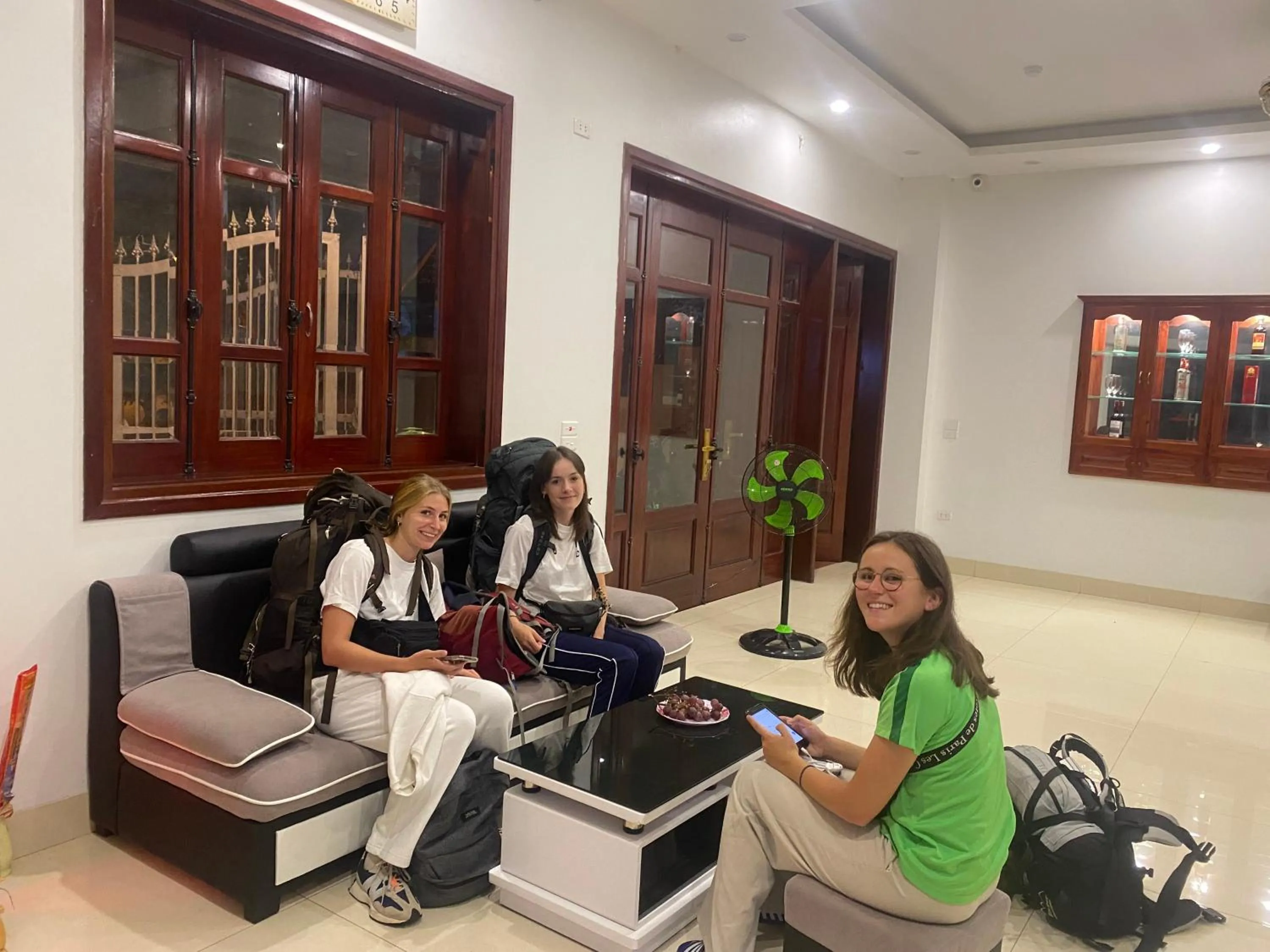 group of guests in Hanoi Airport Suites Hostel & Travel