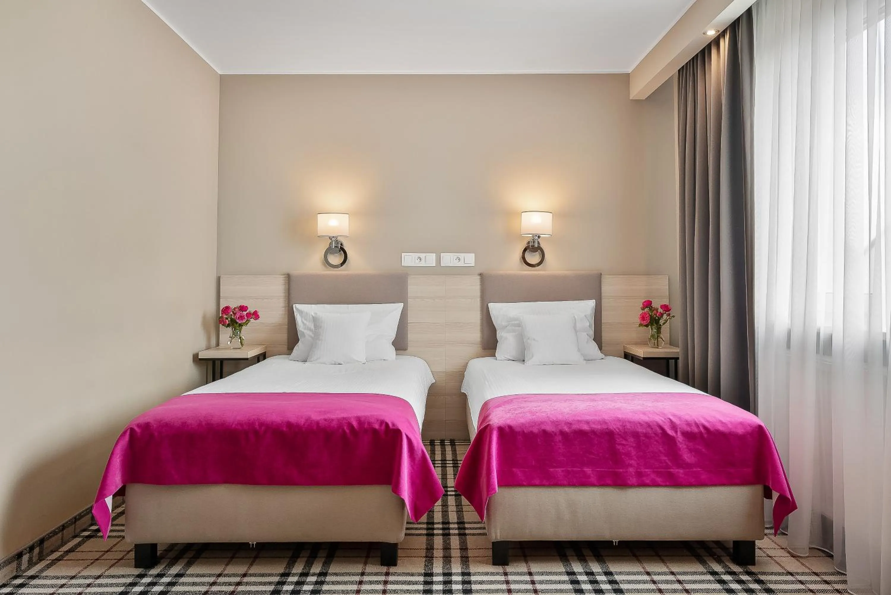 Bed in Hotel Witkowski Warsaw Airport