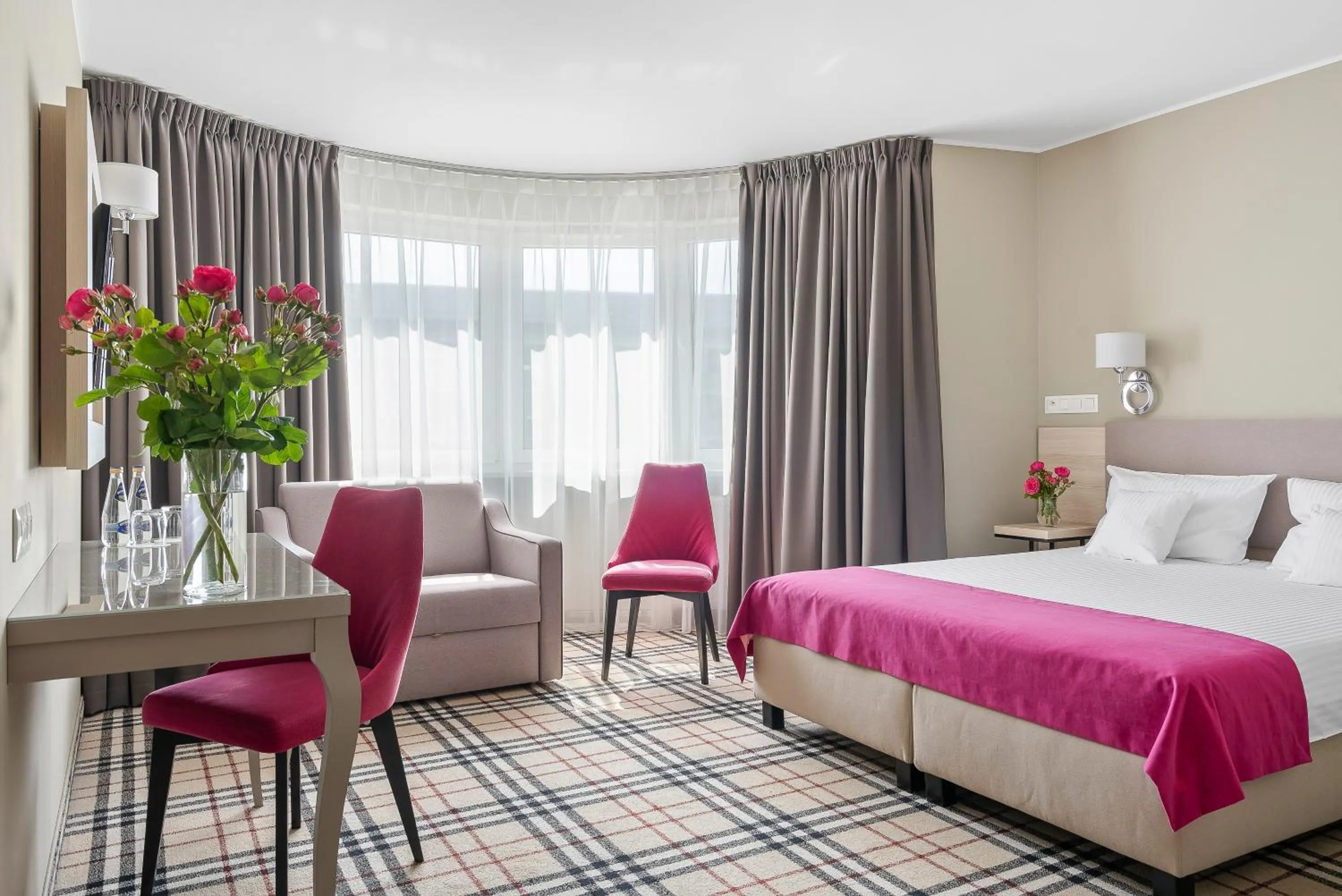 Bed in Hotel Witkowski Warsaw Airport