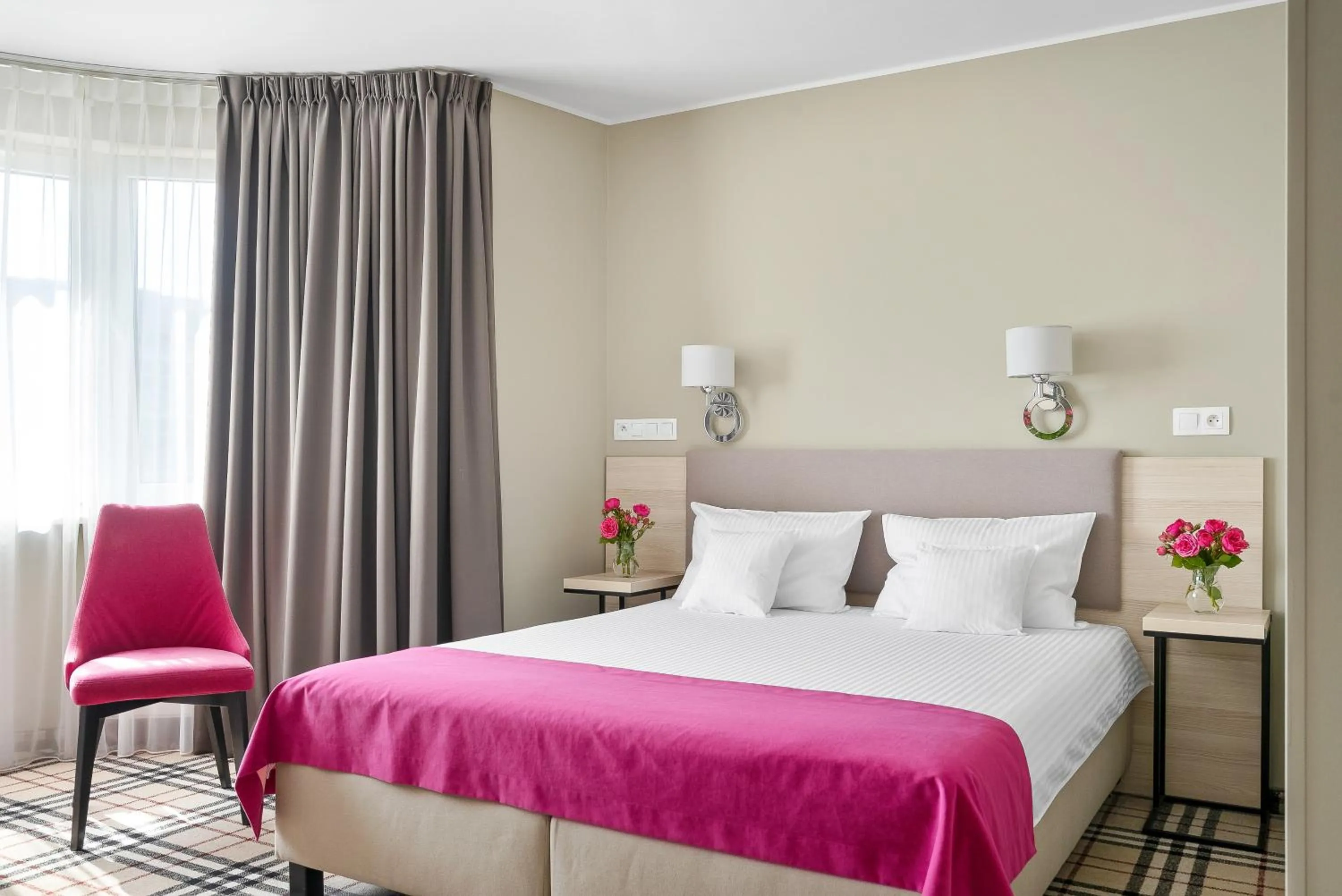 Bed in Hotel Witkowski Warsaw Airport