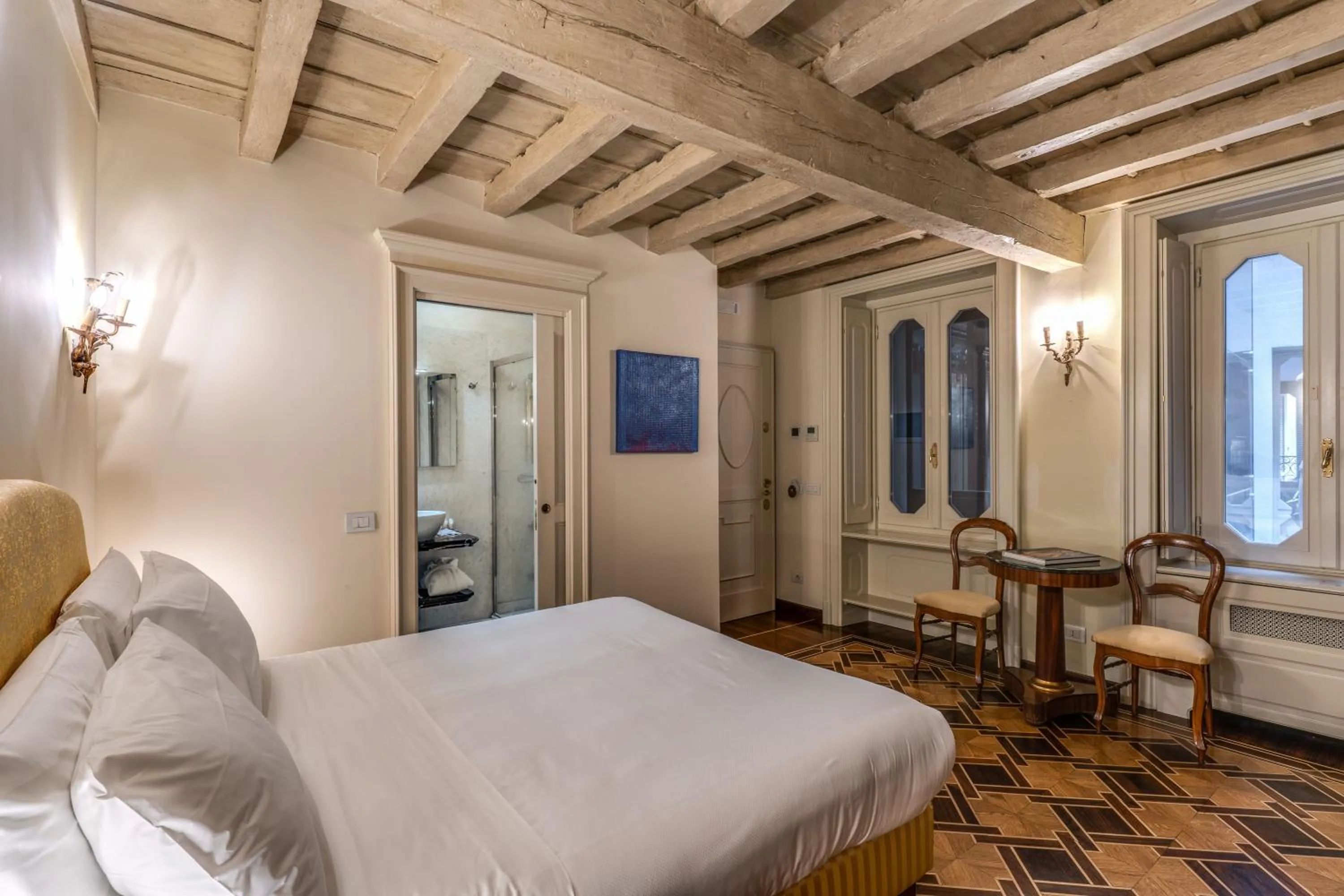 Bedroom, Bed in Hotel Santa Marta Suites