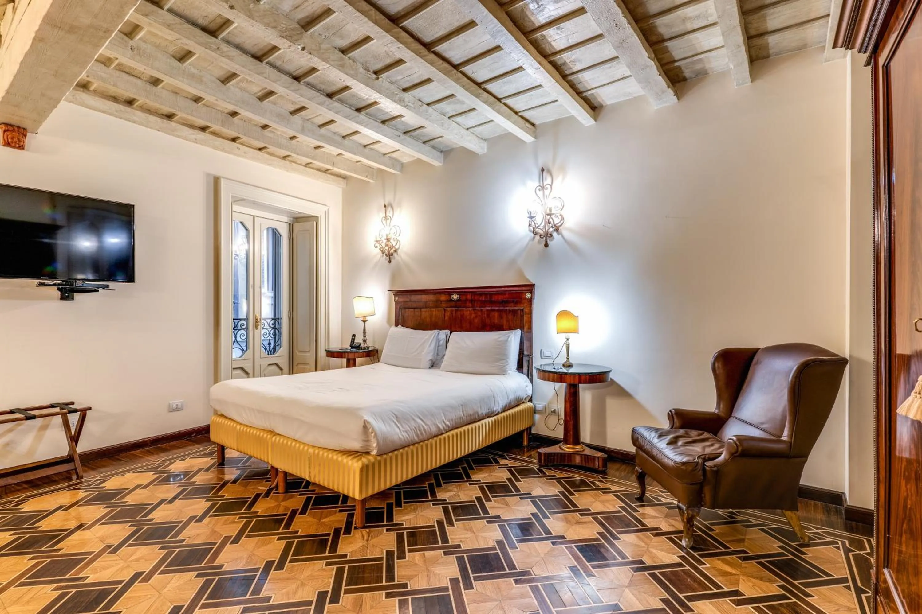 Bed in Hotel Santa Marta Suites