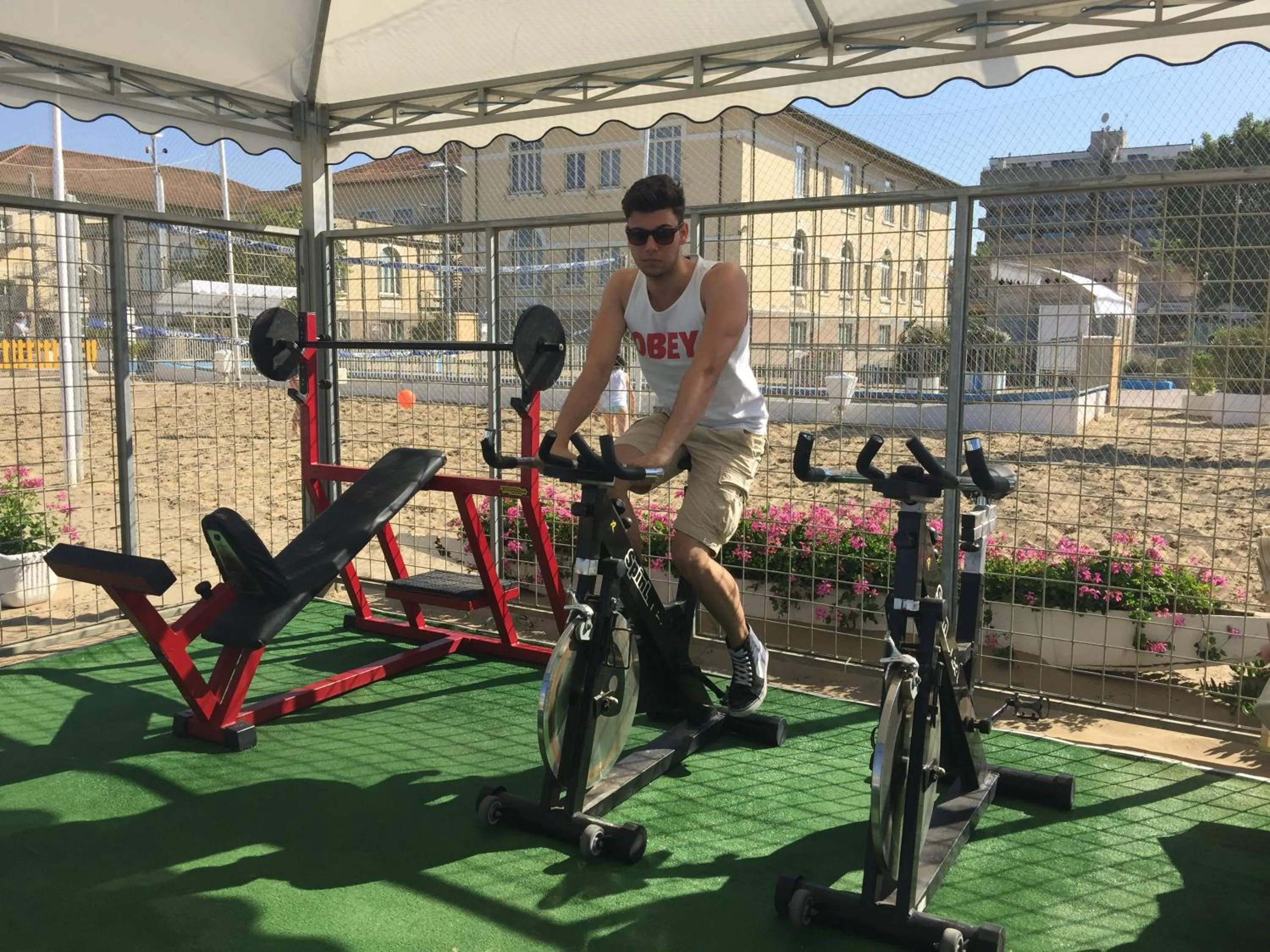 Fitness centre/facilities in Hotel Jumbo