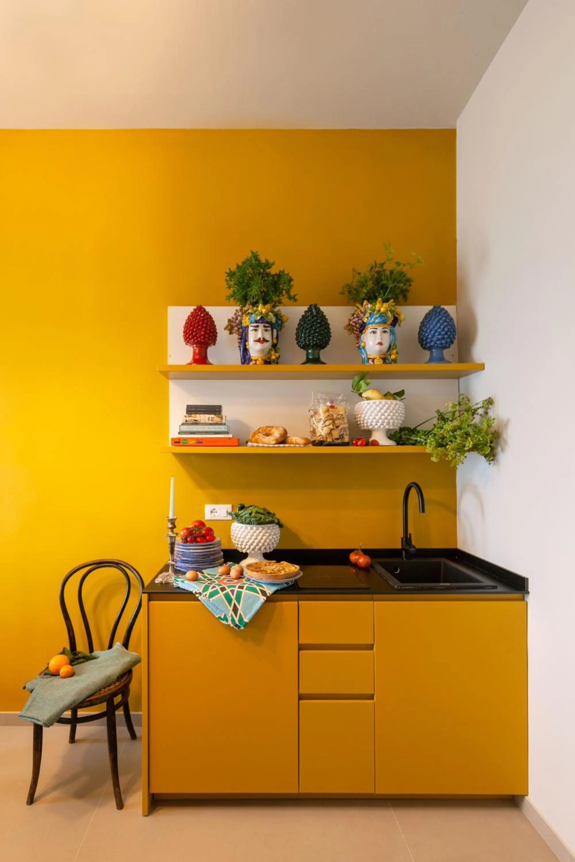 kitchen in Frangimare La Segreta