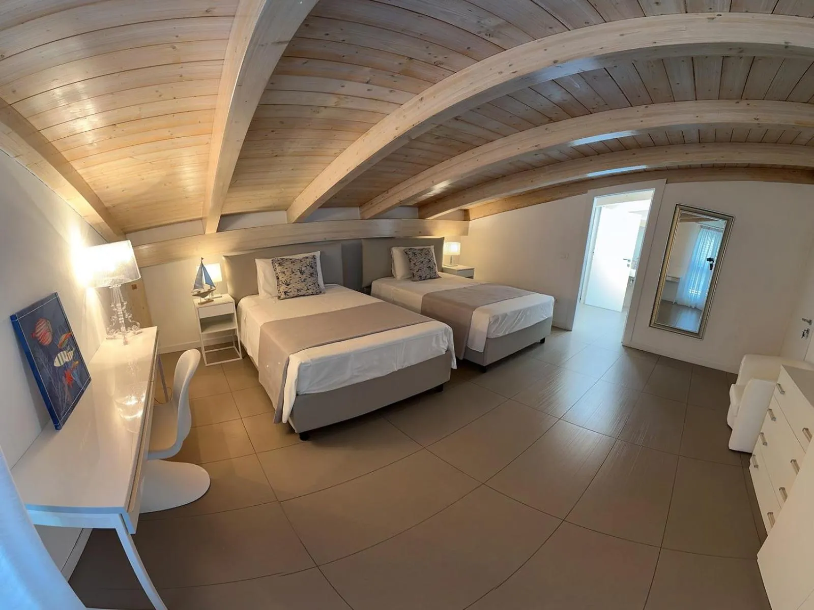 Bed in Villa Fiorentino