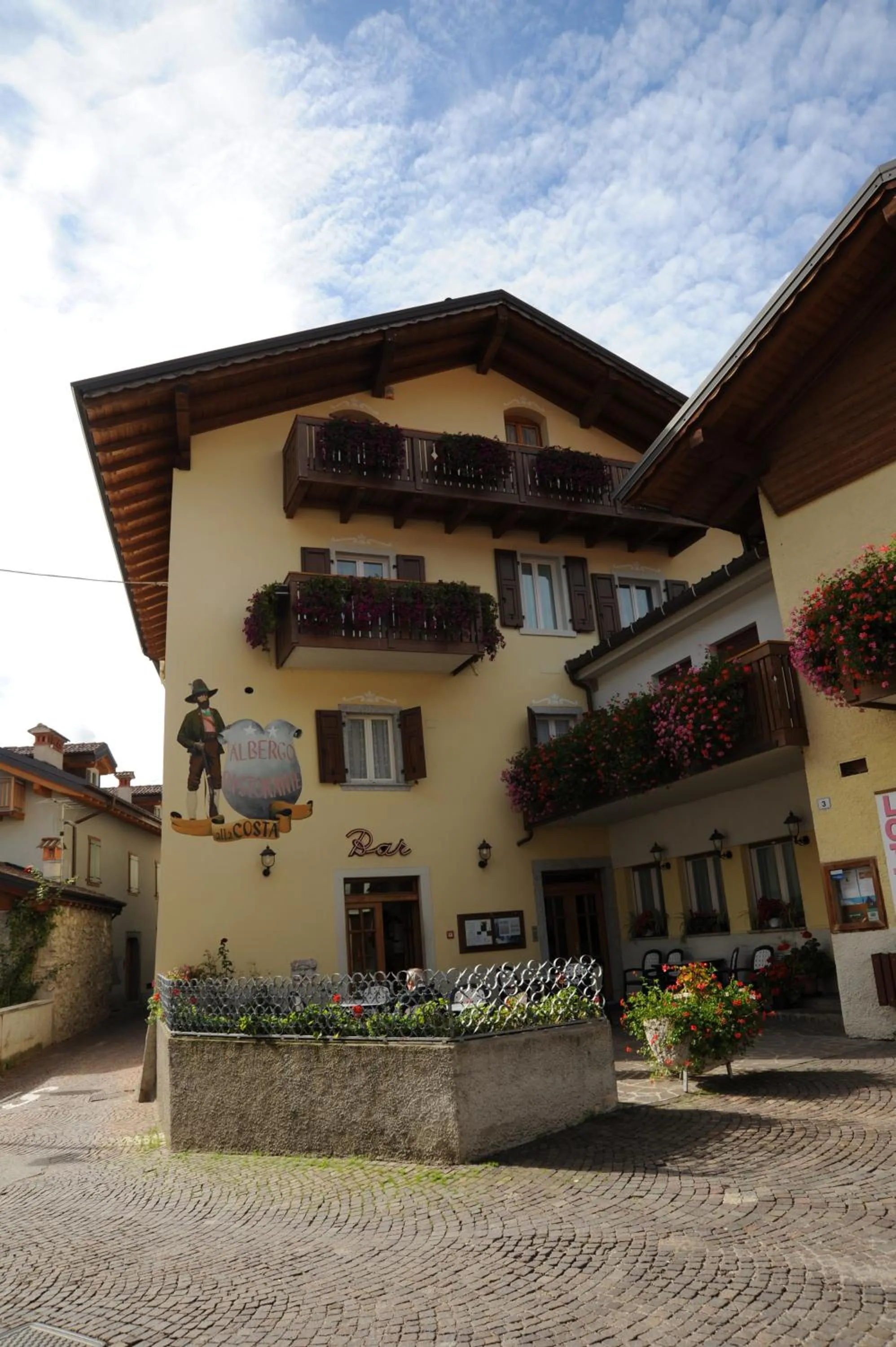 Facade/entrance in Albergo Alla Costa