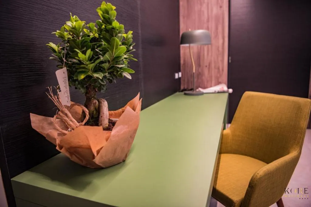 Seating area in Korè Hotel