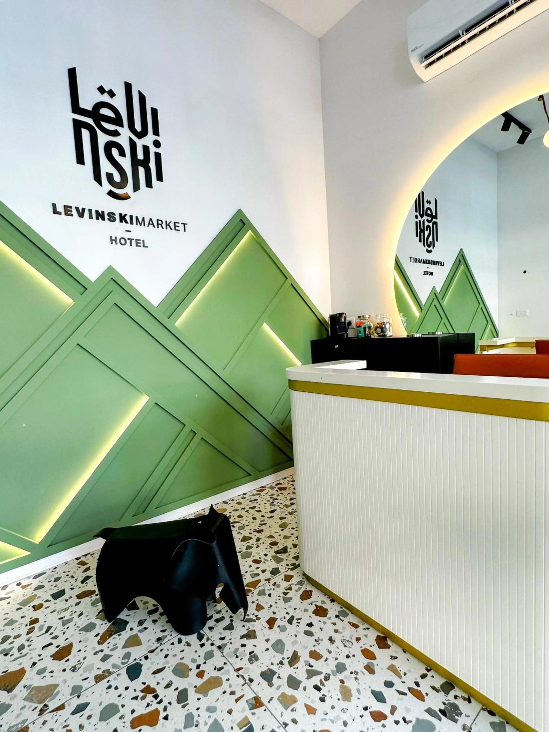 Lobby or reception in Levinski Market Hotel