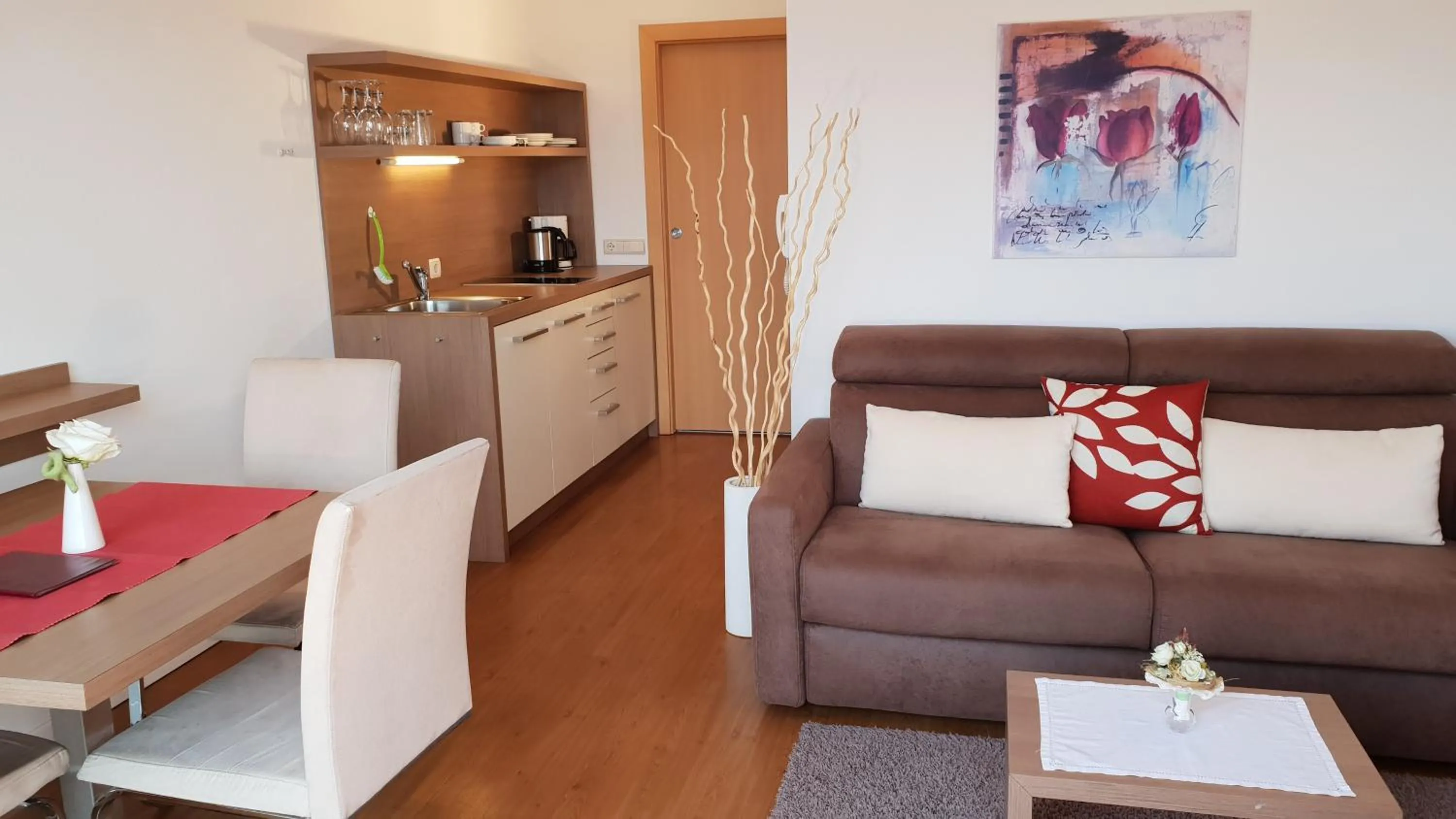 Kitchen or kitchenette in Appartements Dornach