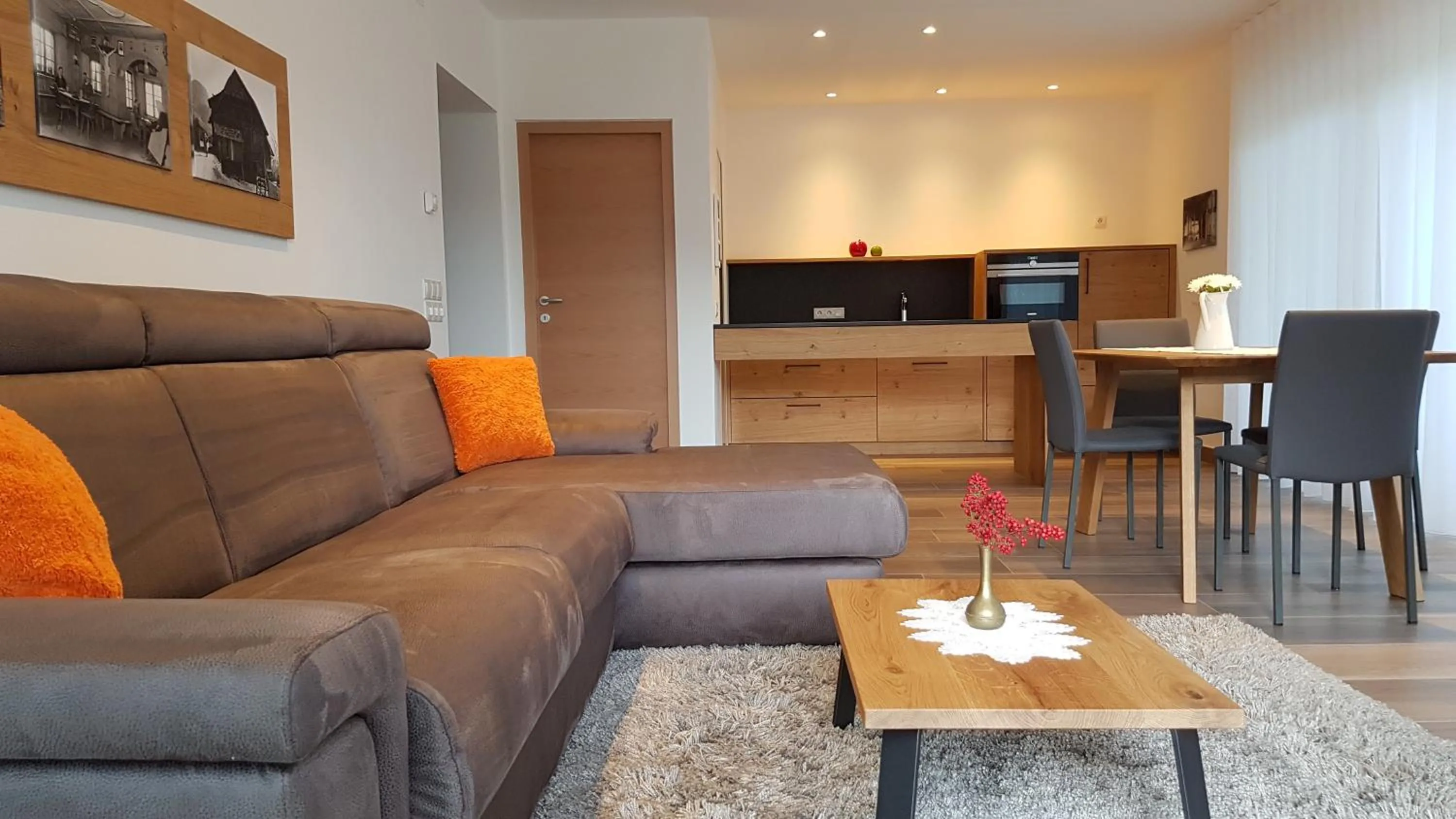 Kitchen or kitchenette in Appartements Dornach