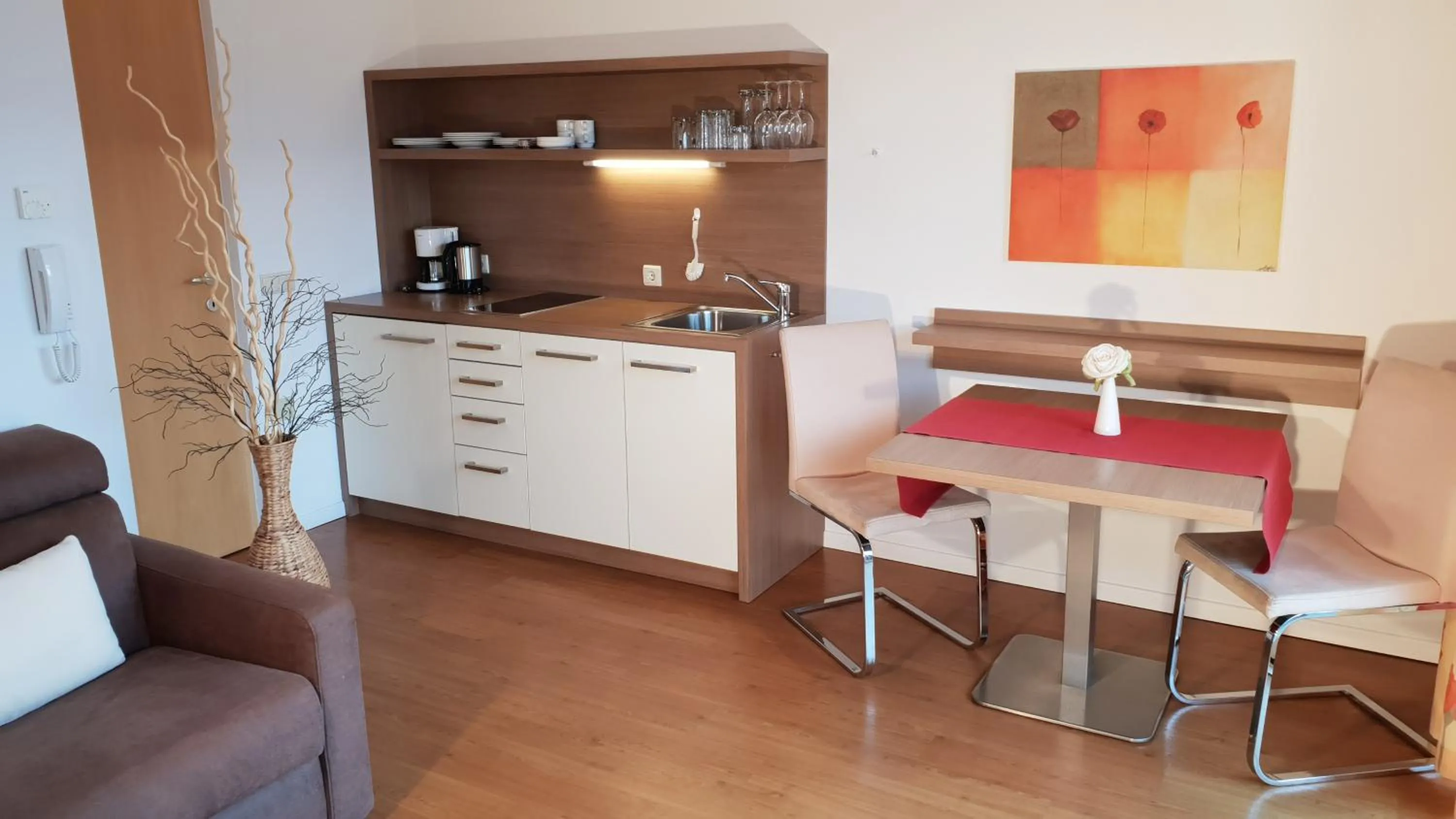 Kitchen or kitchenette in Appartements Dornach