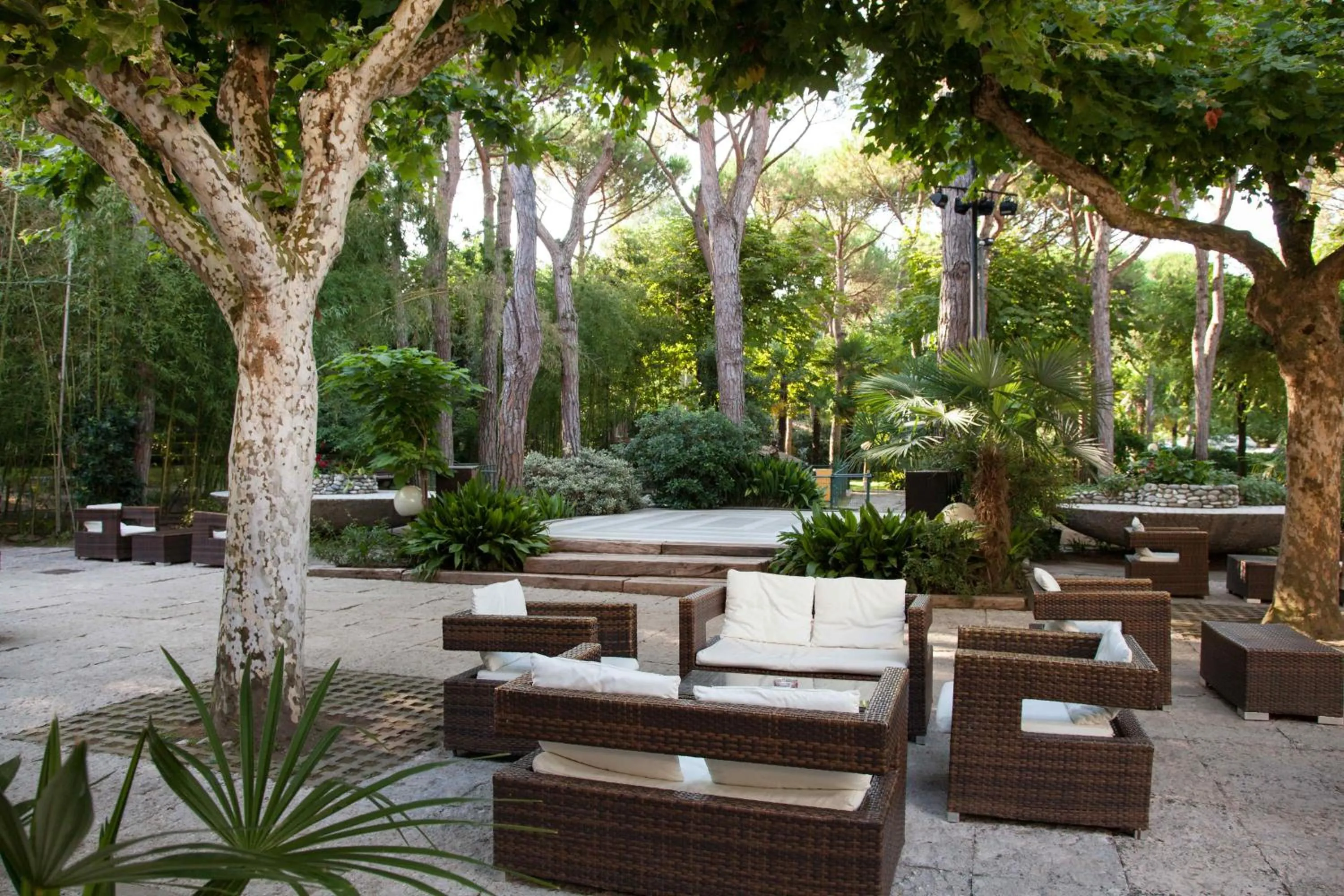 Garden in Hotel Valdor