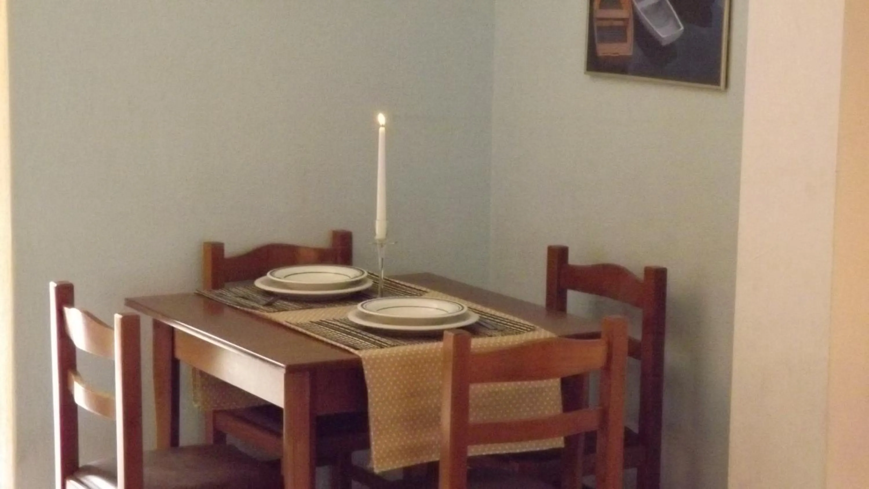 Dining area in Pefka Studios & Apartments