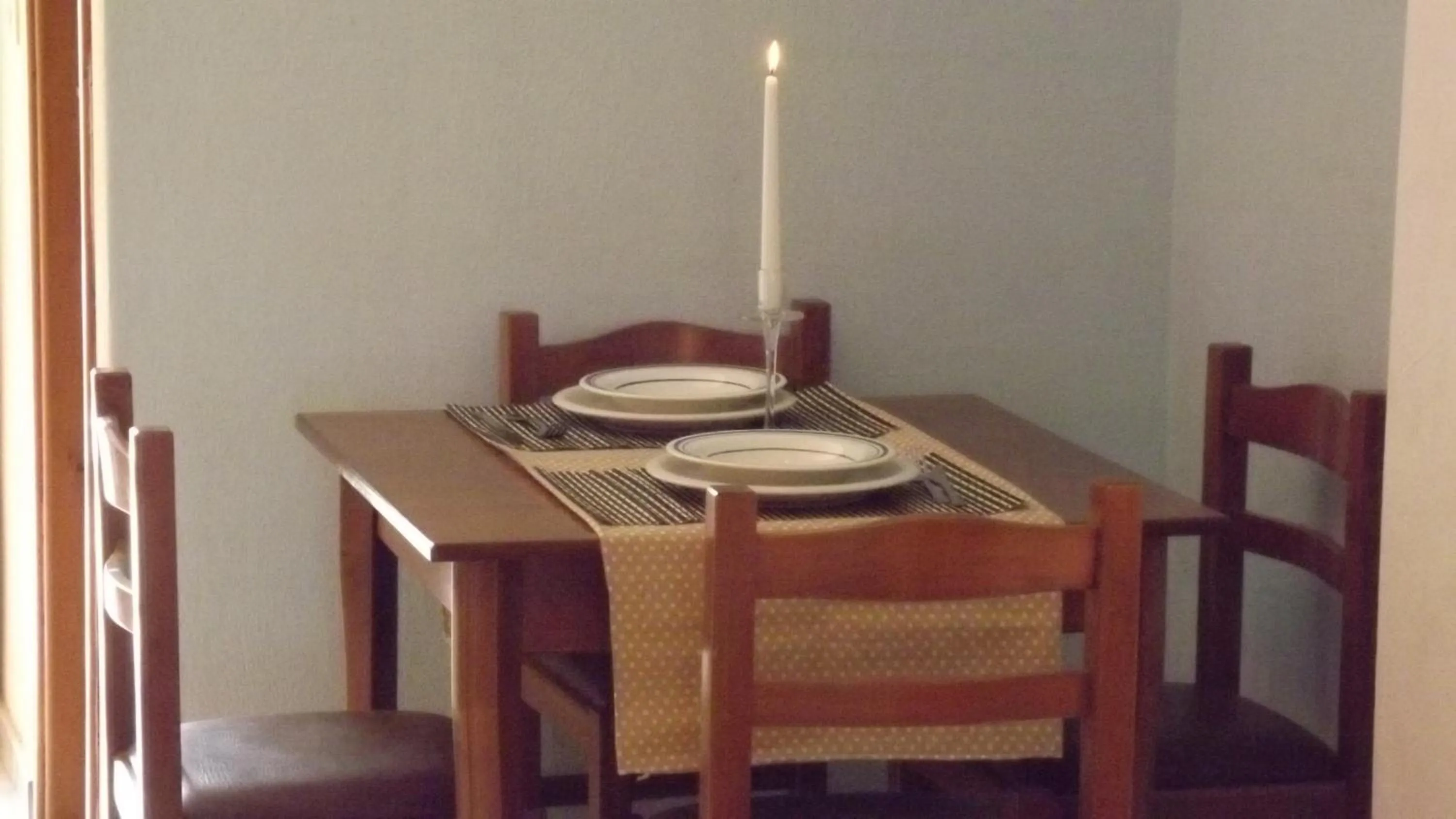 Dining area in Pefka Studios & Apartments