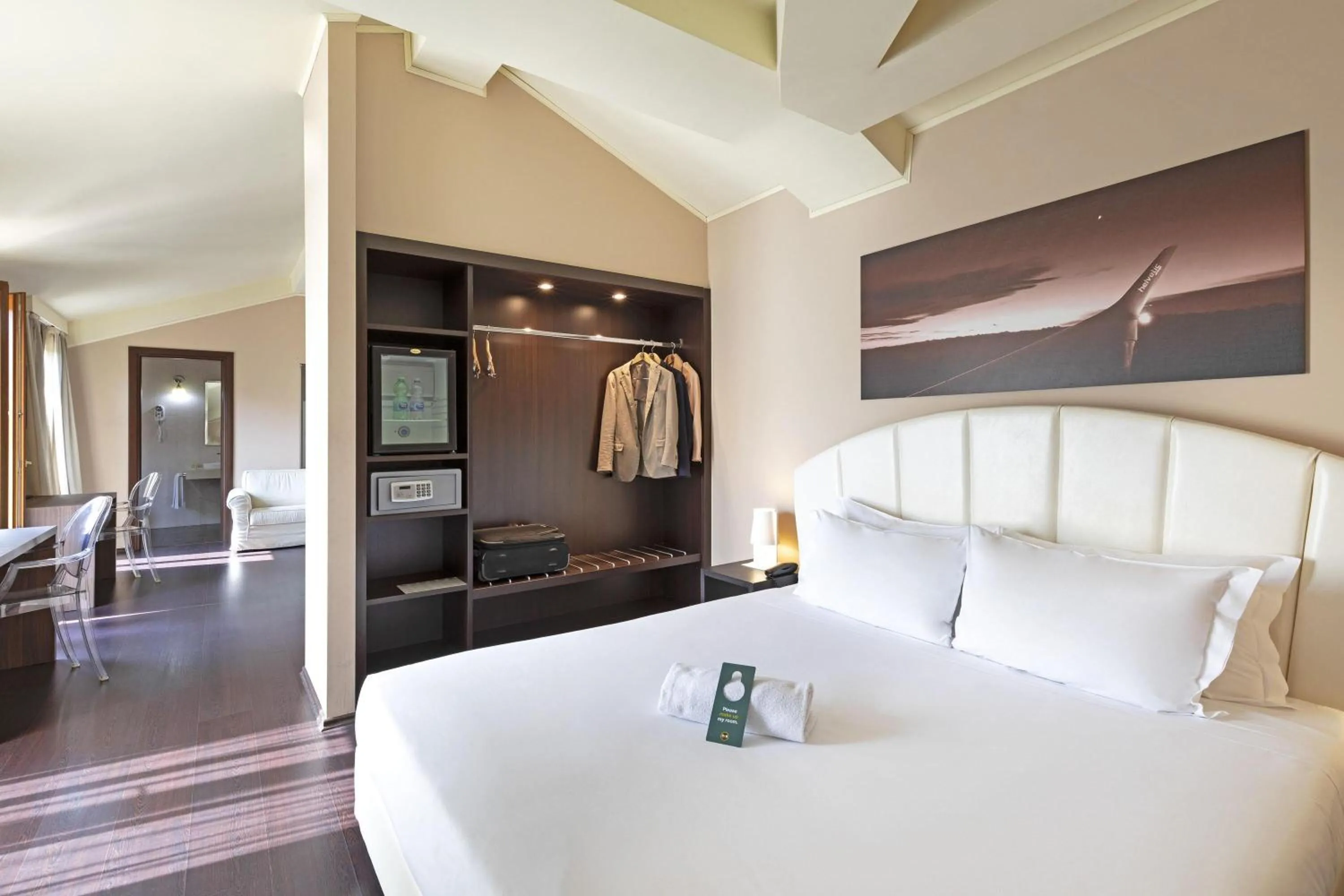 Photo of the whole room, Bed in B&B HOTEL Malpensa Lago Maggiore