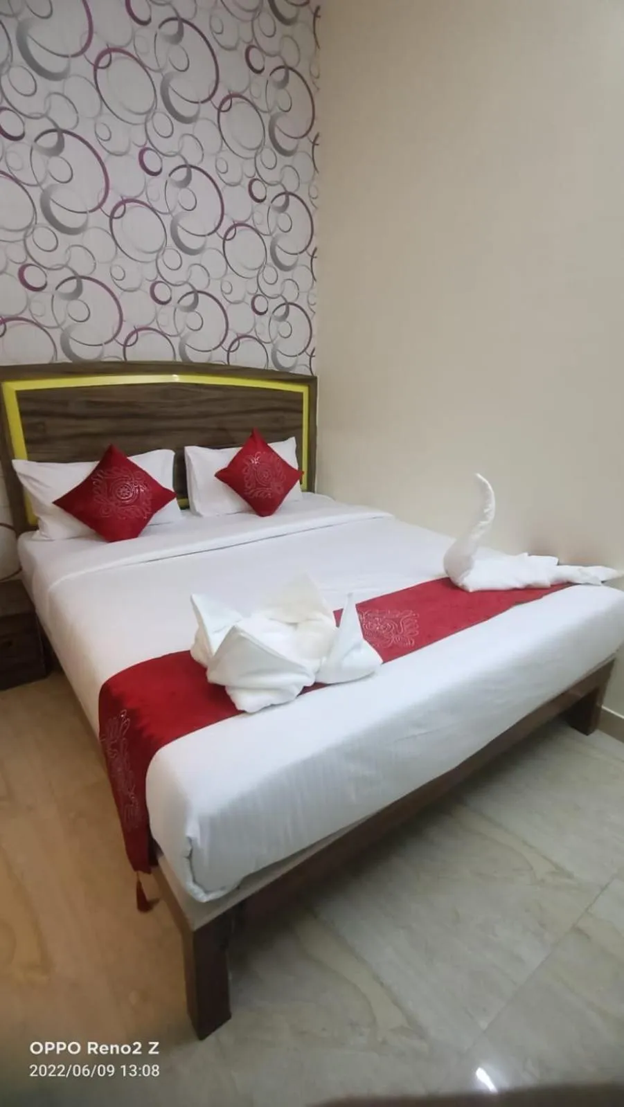 Bed in Hotel Amulya Relax Inn