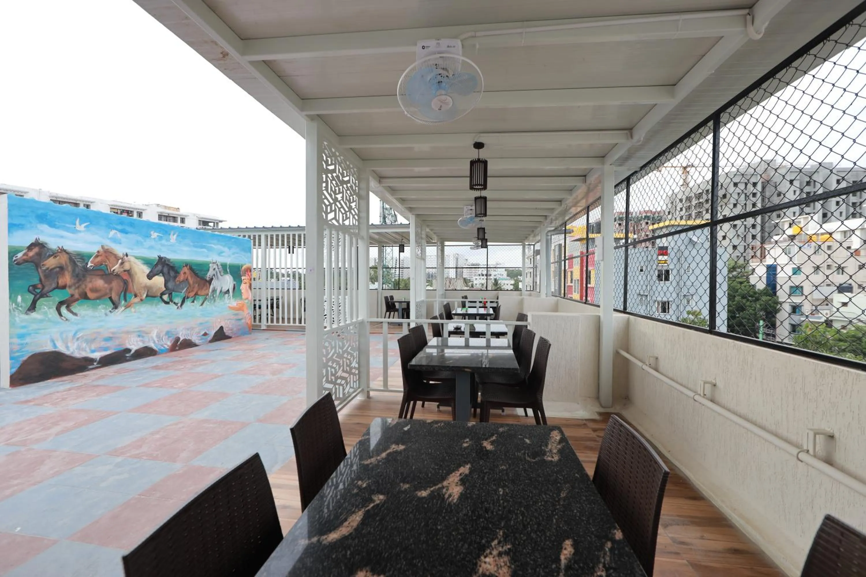 Balcony/Terrace in Hotel Amulya Relax Inn