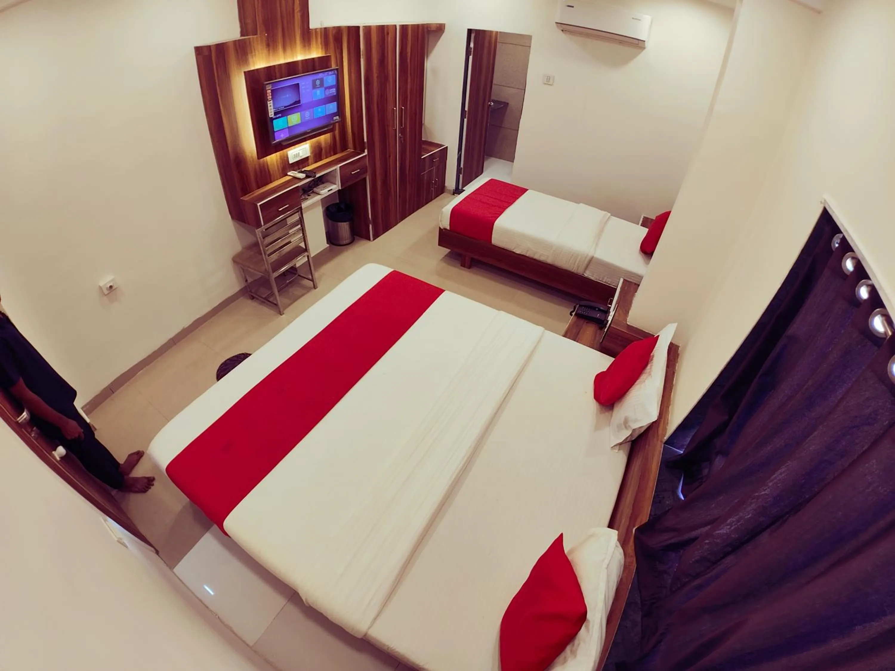 Bed in Hotel Nawanagar Residency