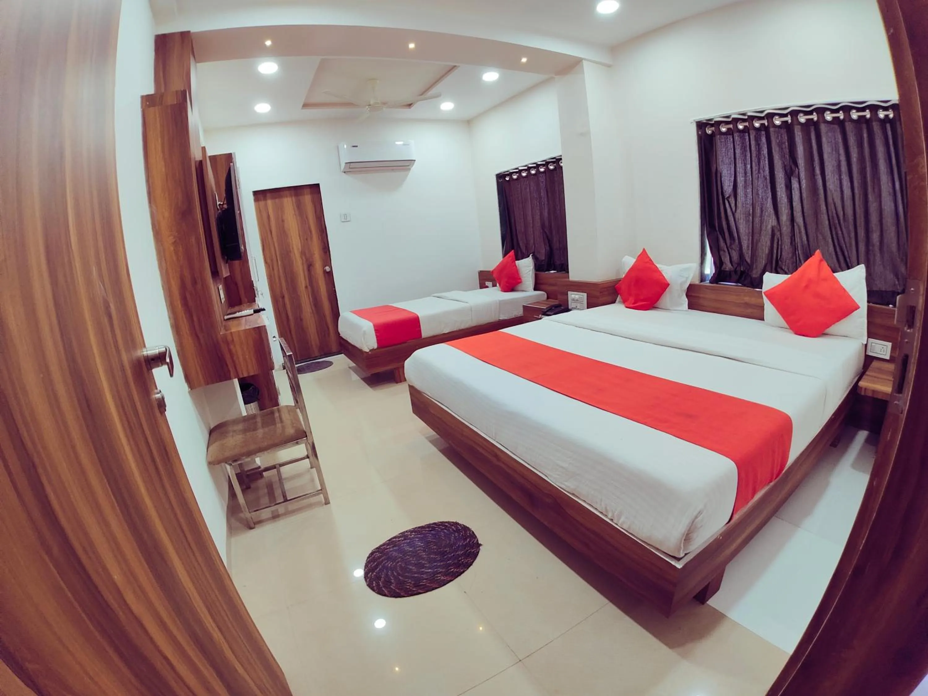Bed in Hotel Nawanagar Residency