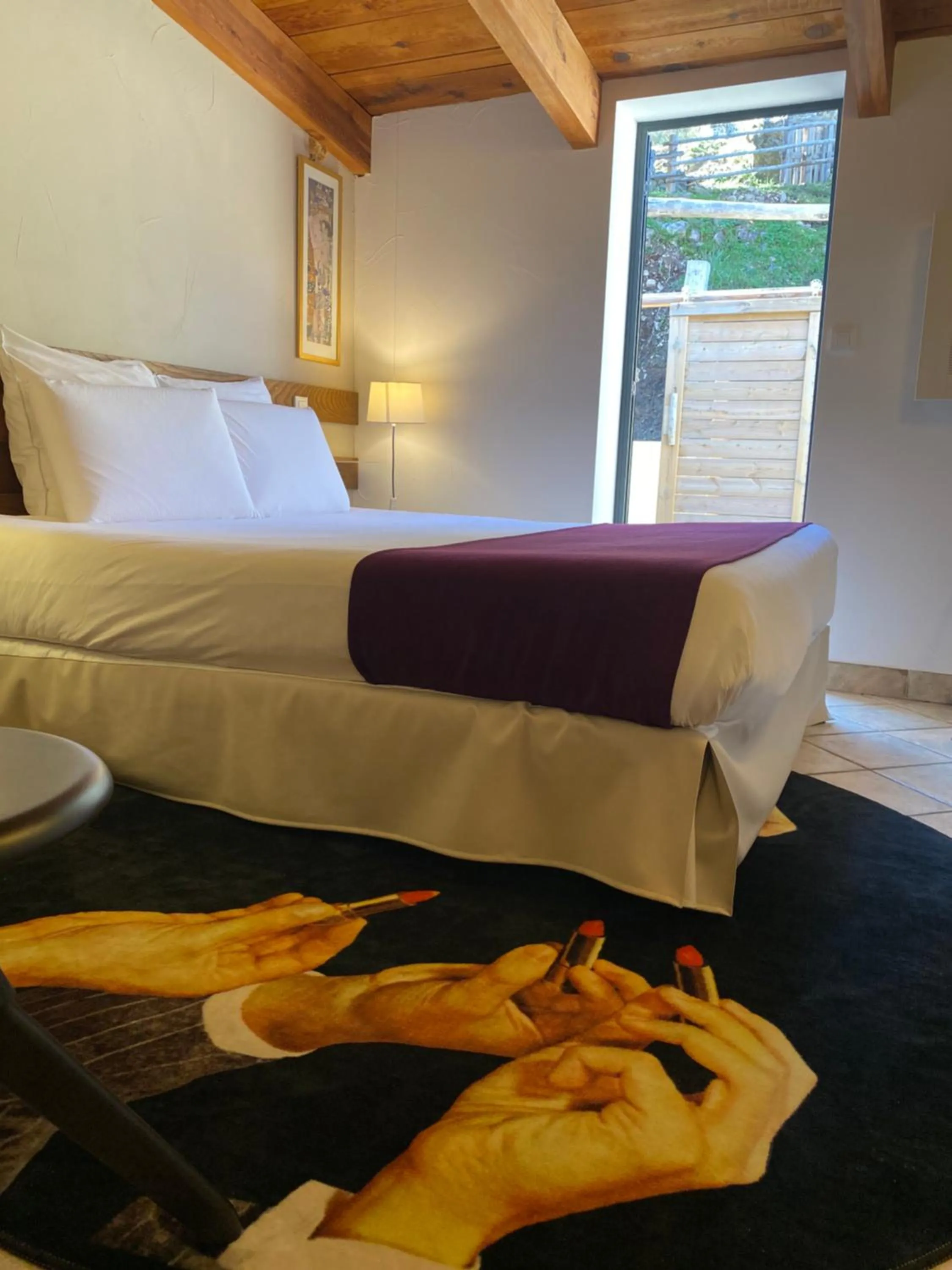 Bed in Hôtel Domaine A Flatta