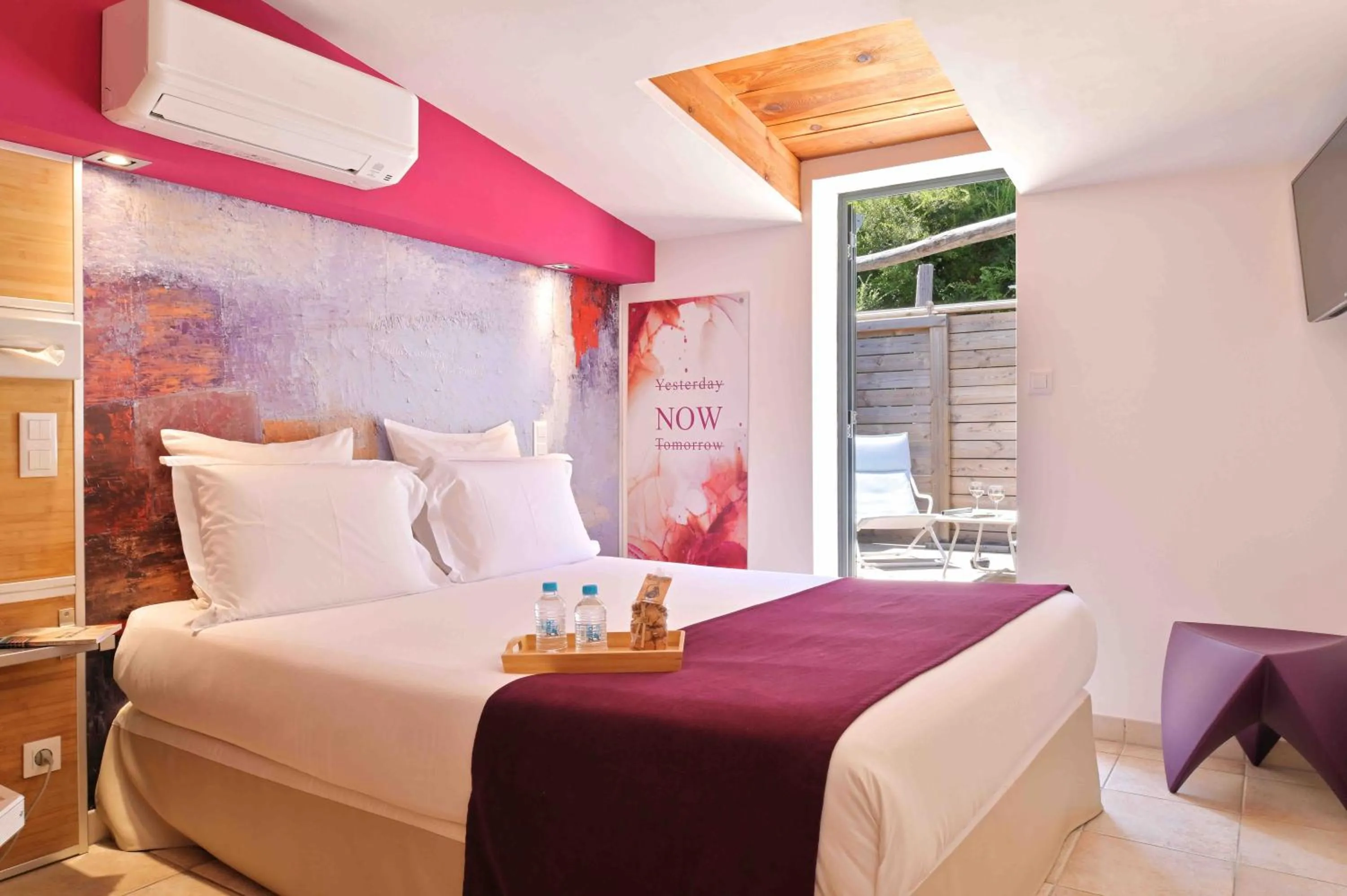 Bed in Hôtel Domaine A Flatta