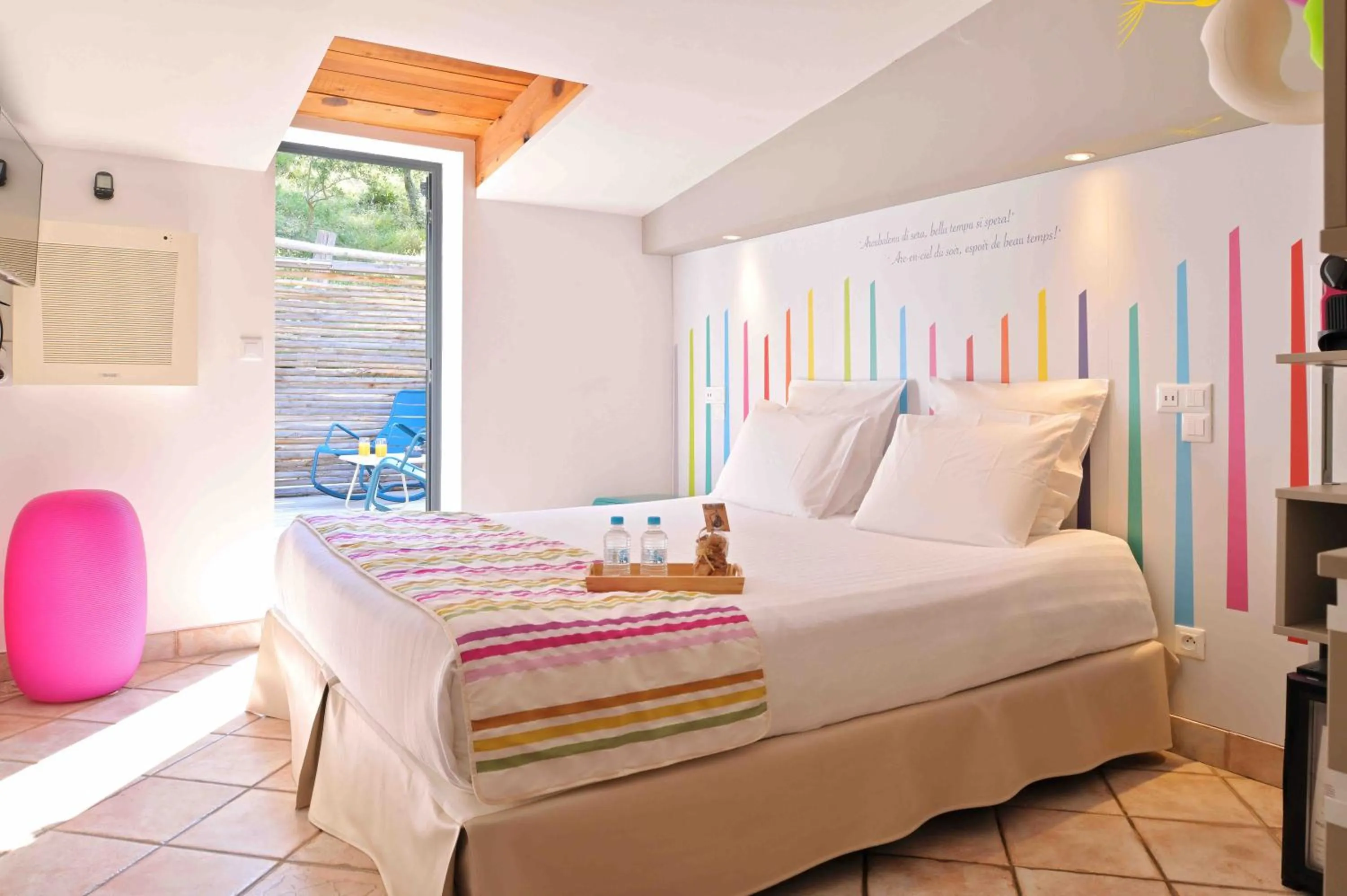 Bed in Hôtel Domaine A Flatta