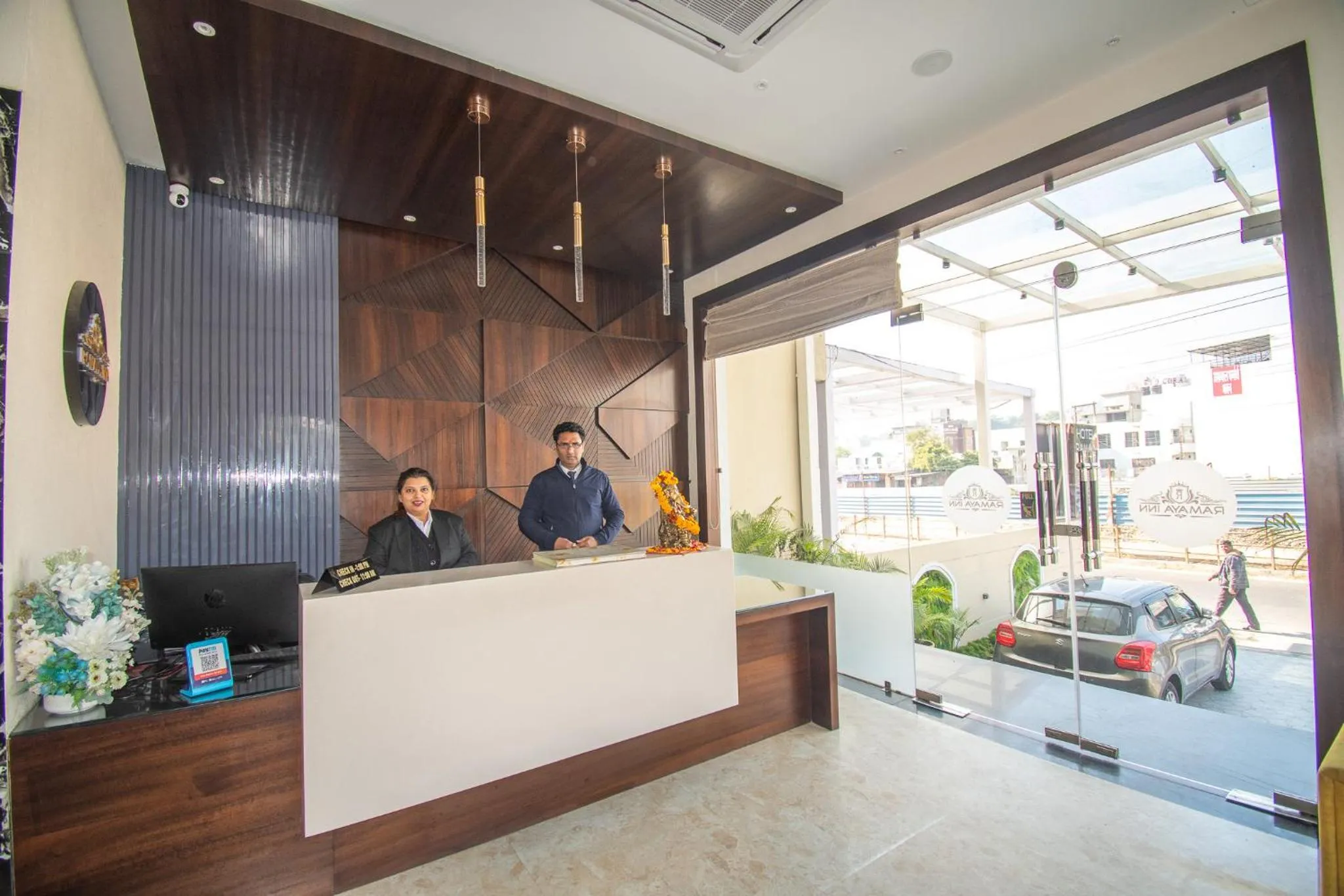 Lobby or reception in Hotel Ramaya Inn