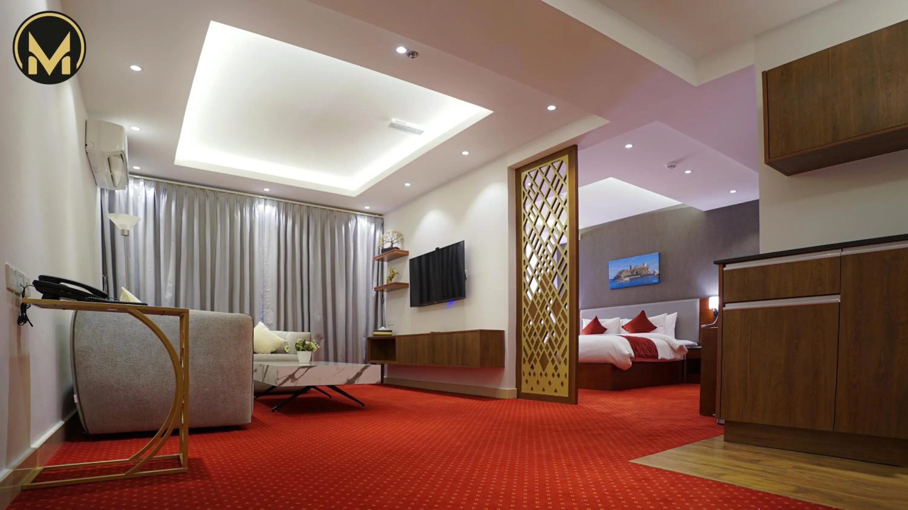 Bed in Muscat Express Hotel