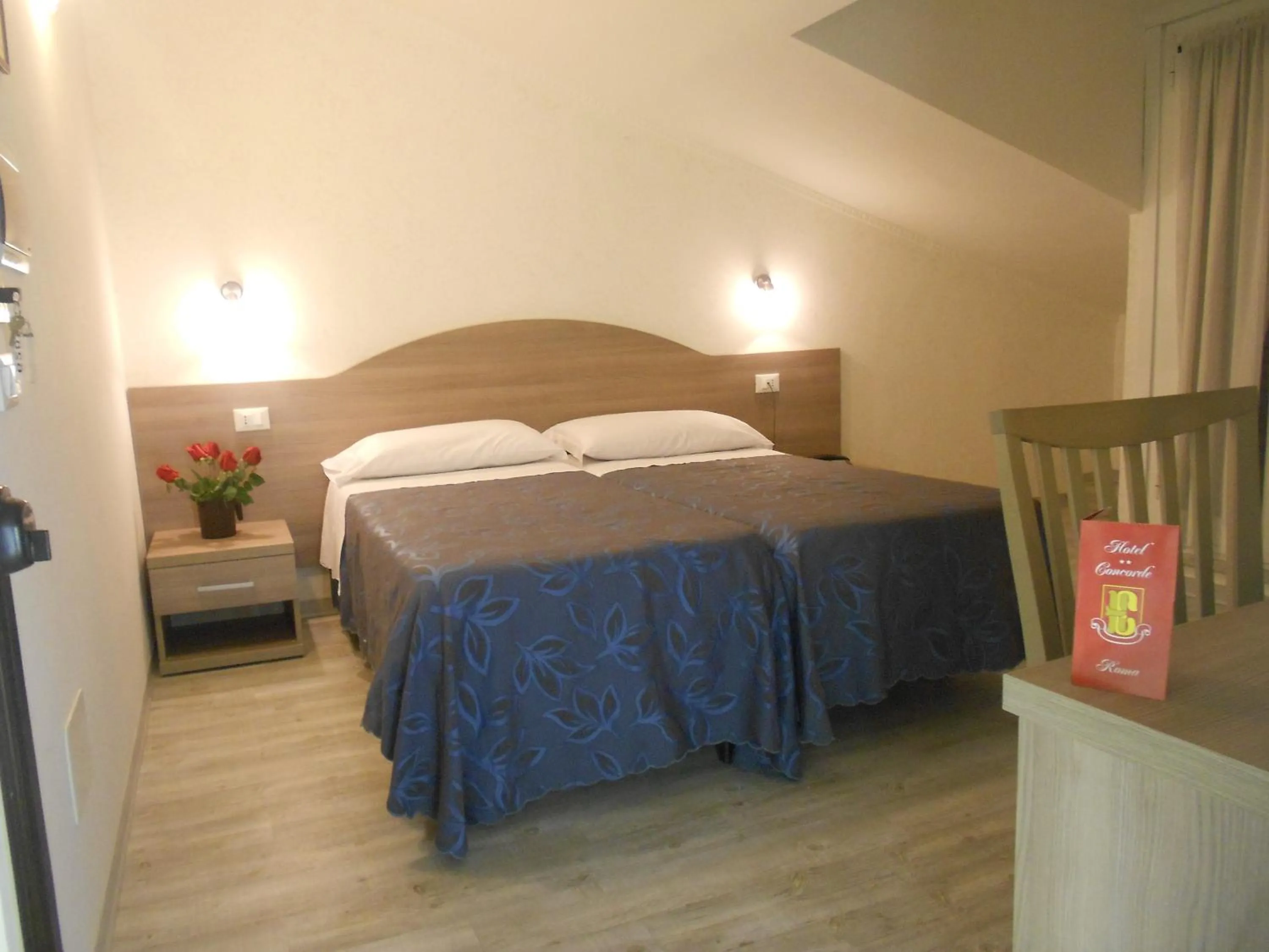 Bed in Hotel Concorde