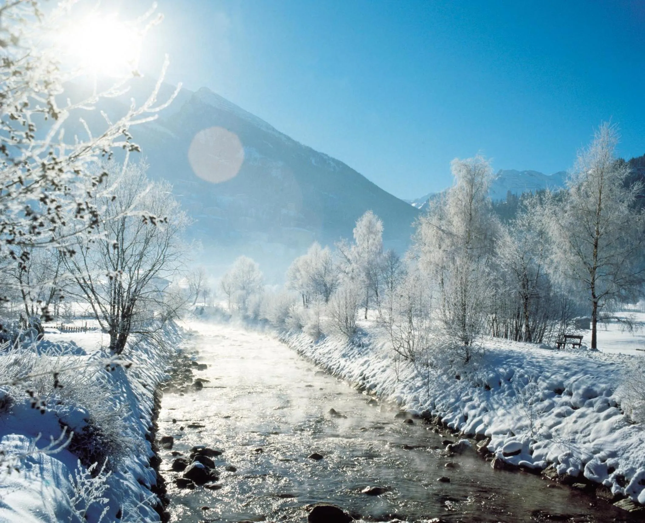 Natural landscape in Aparthotel Chalet Wetzlgut