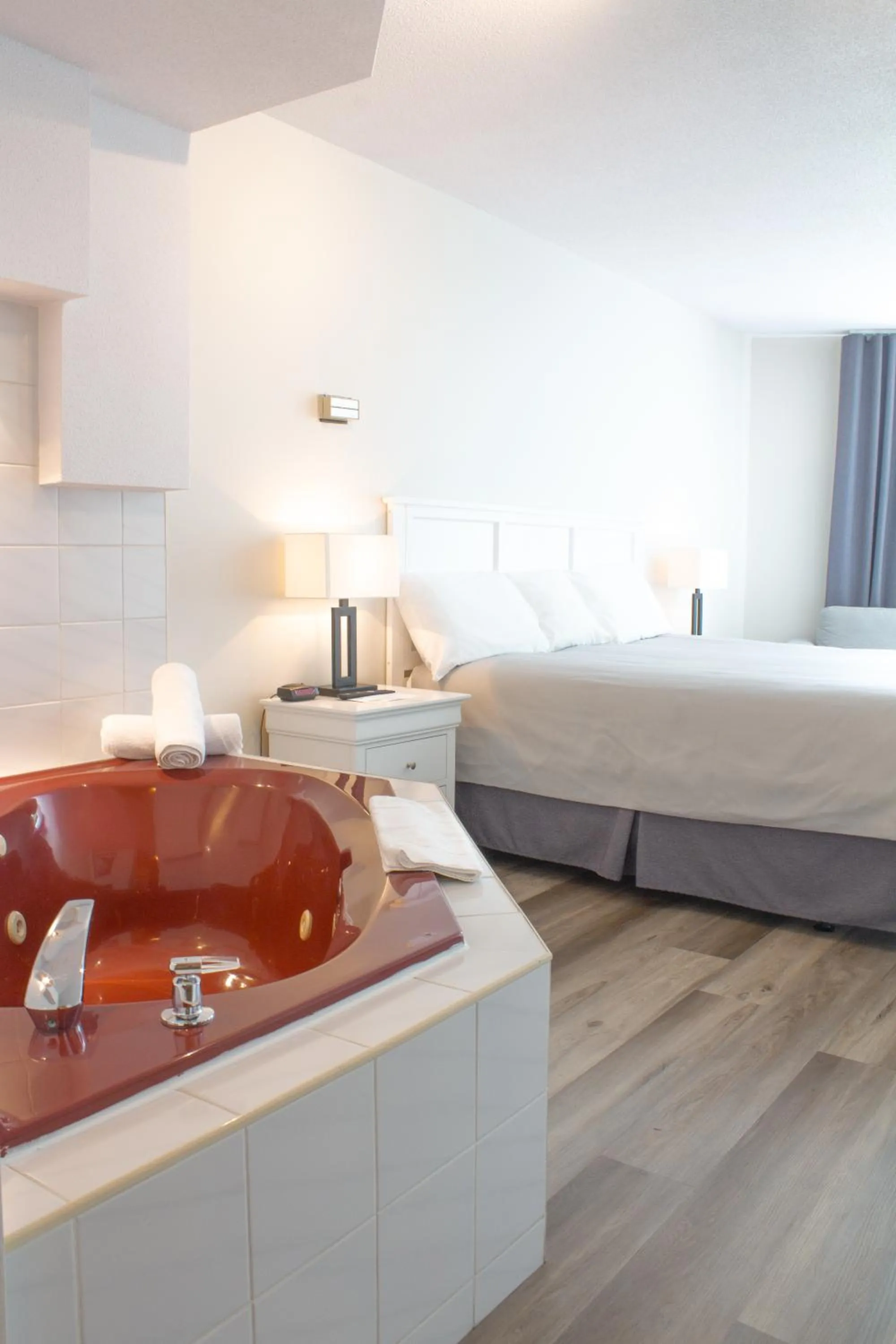 Photo of the whole room, Bed in Hôtel Matha