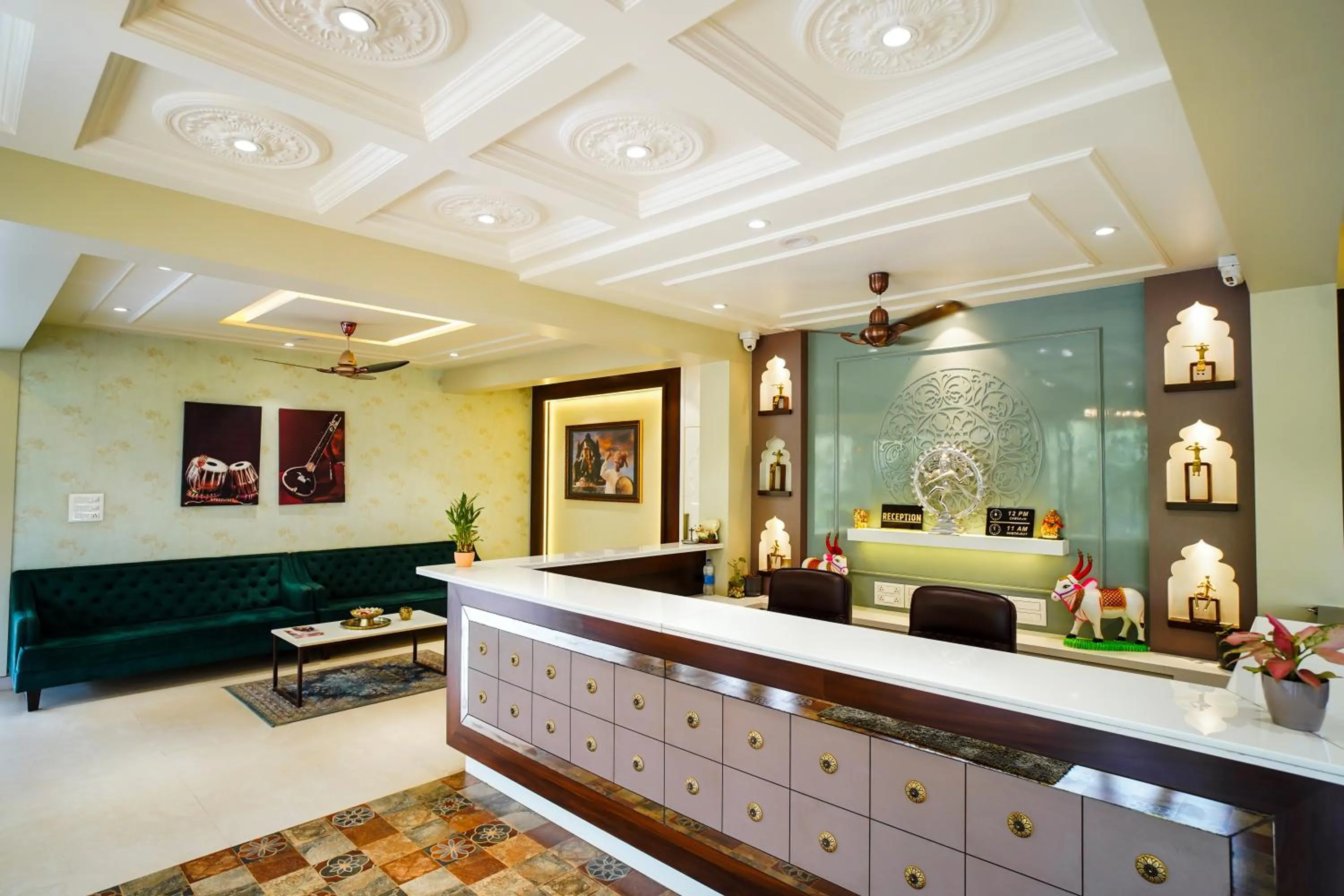 Lobby or reception in VIRASAT RESORT