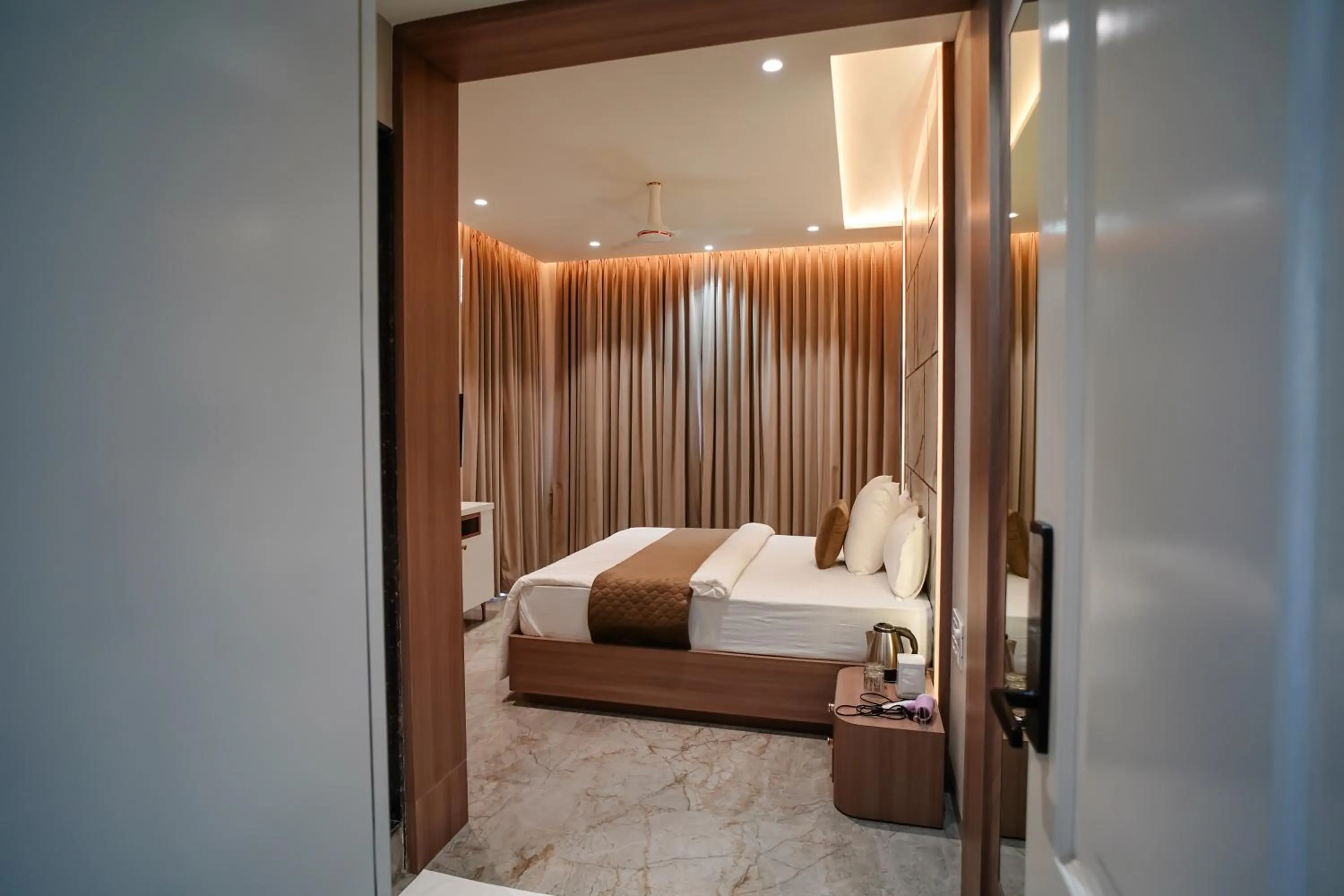 Bed in VIRASAT RESORT