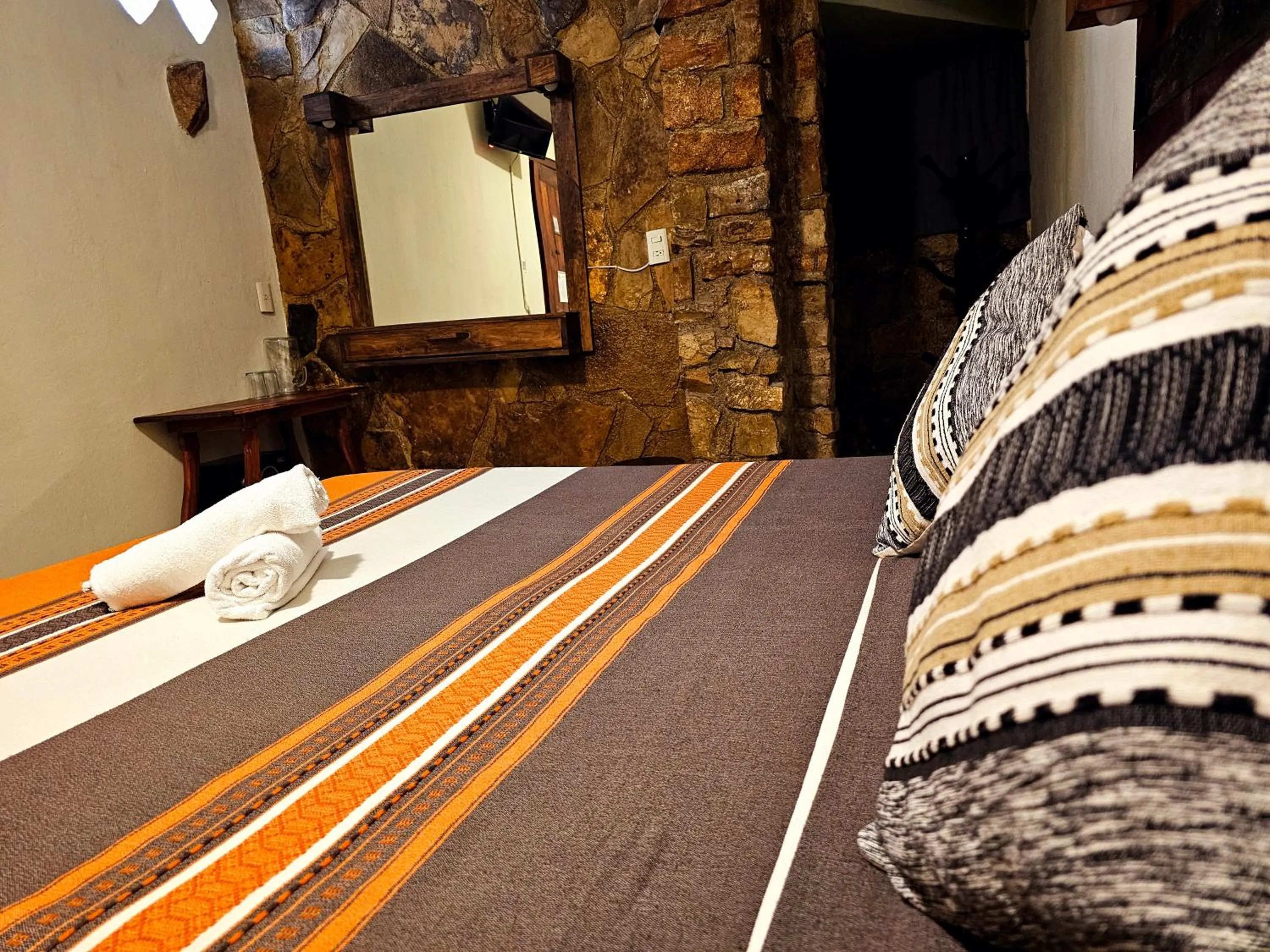 Bed in Arte Sano Hotel San Cristobal