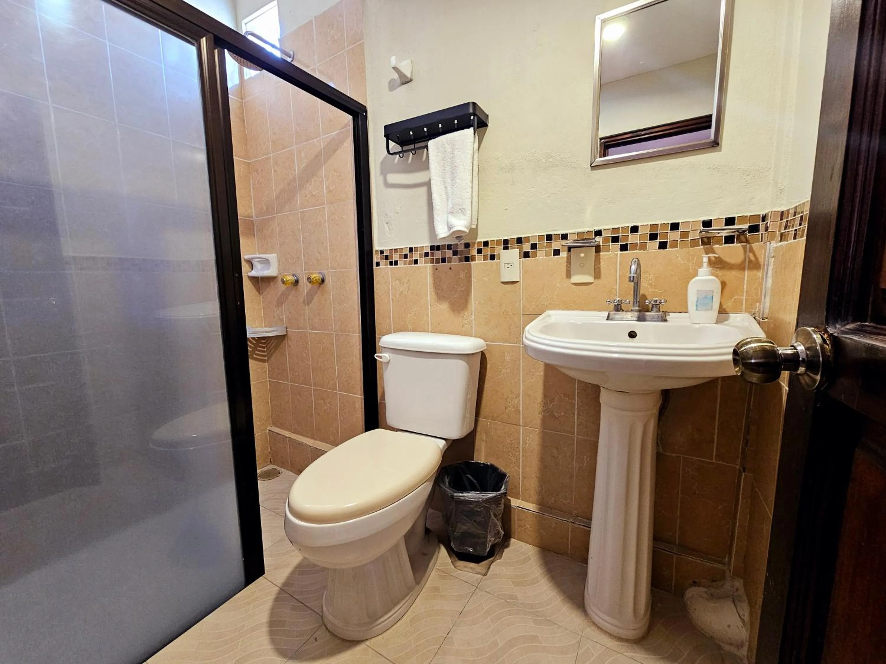 Shower in Arte Sano Hotel San Cristobal