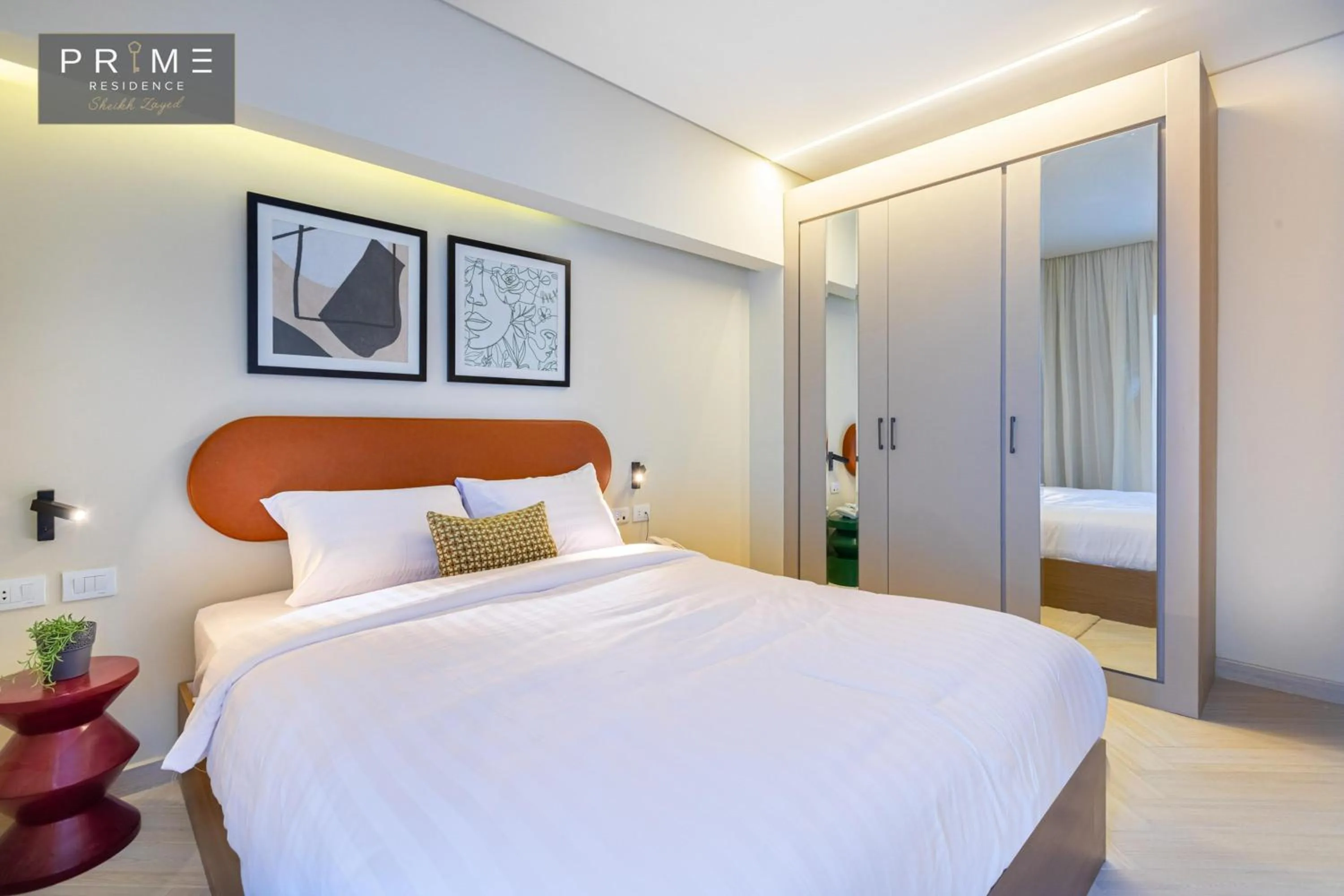 Photo of the whole room, Bed in Prime Residence Sheikh Zayed