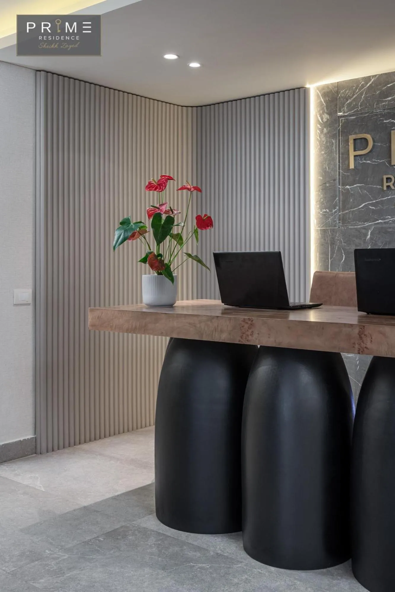Lobby or reception in Prime Residence Sheikh Zayed