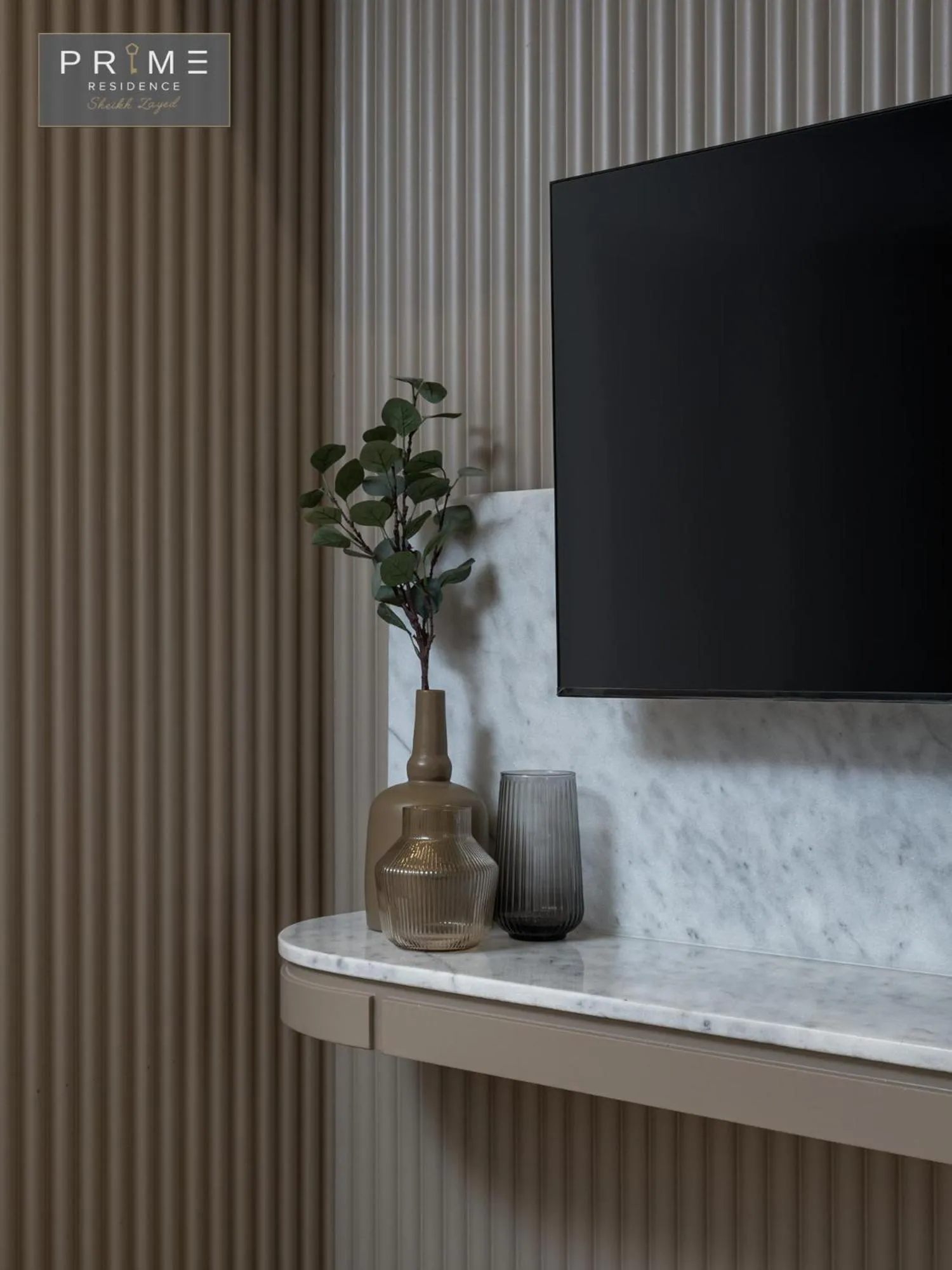 TV and multimedia in Prime Residence Sheikh Zayed