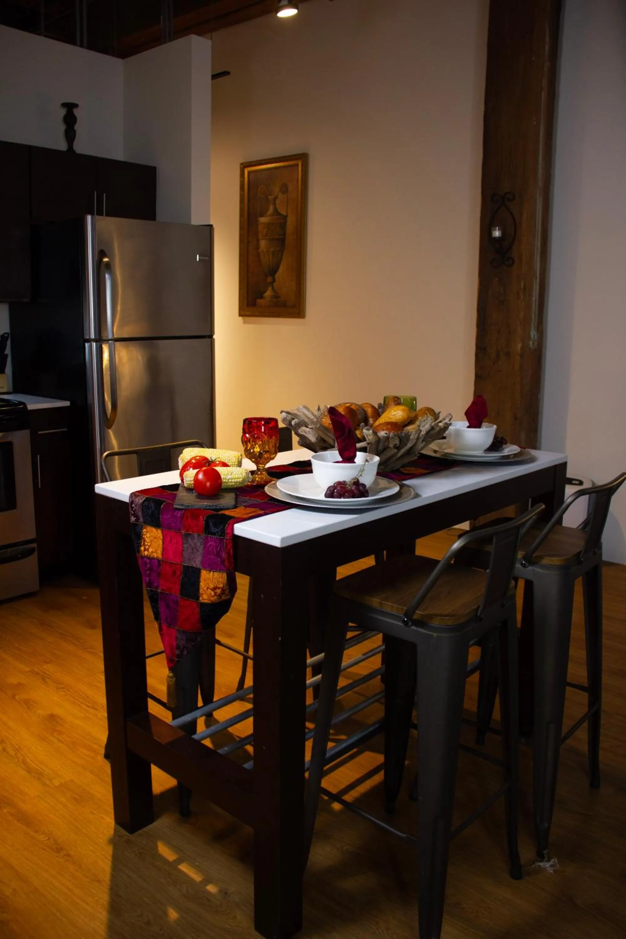 Kitchen or kitchenette in Luxéry Stay Chicago - Themed Units! Close to Downtown, McCormick Place & Wintrust Arena