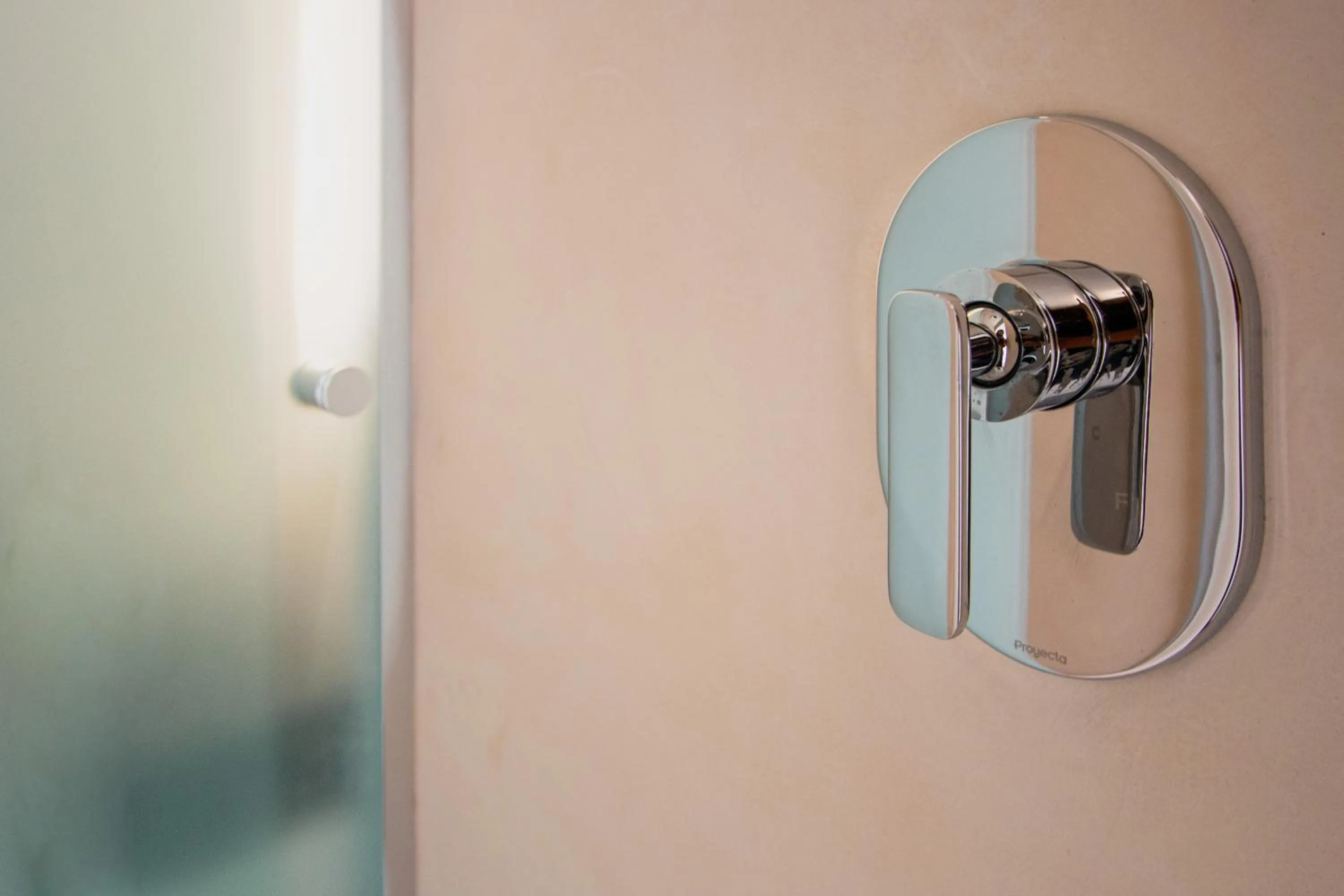 Bathroom in Spacious 2BR apt · Wide balcony w/tub & Yoga deck