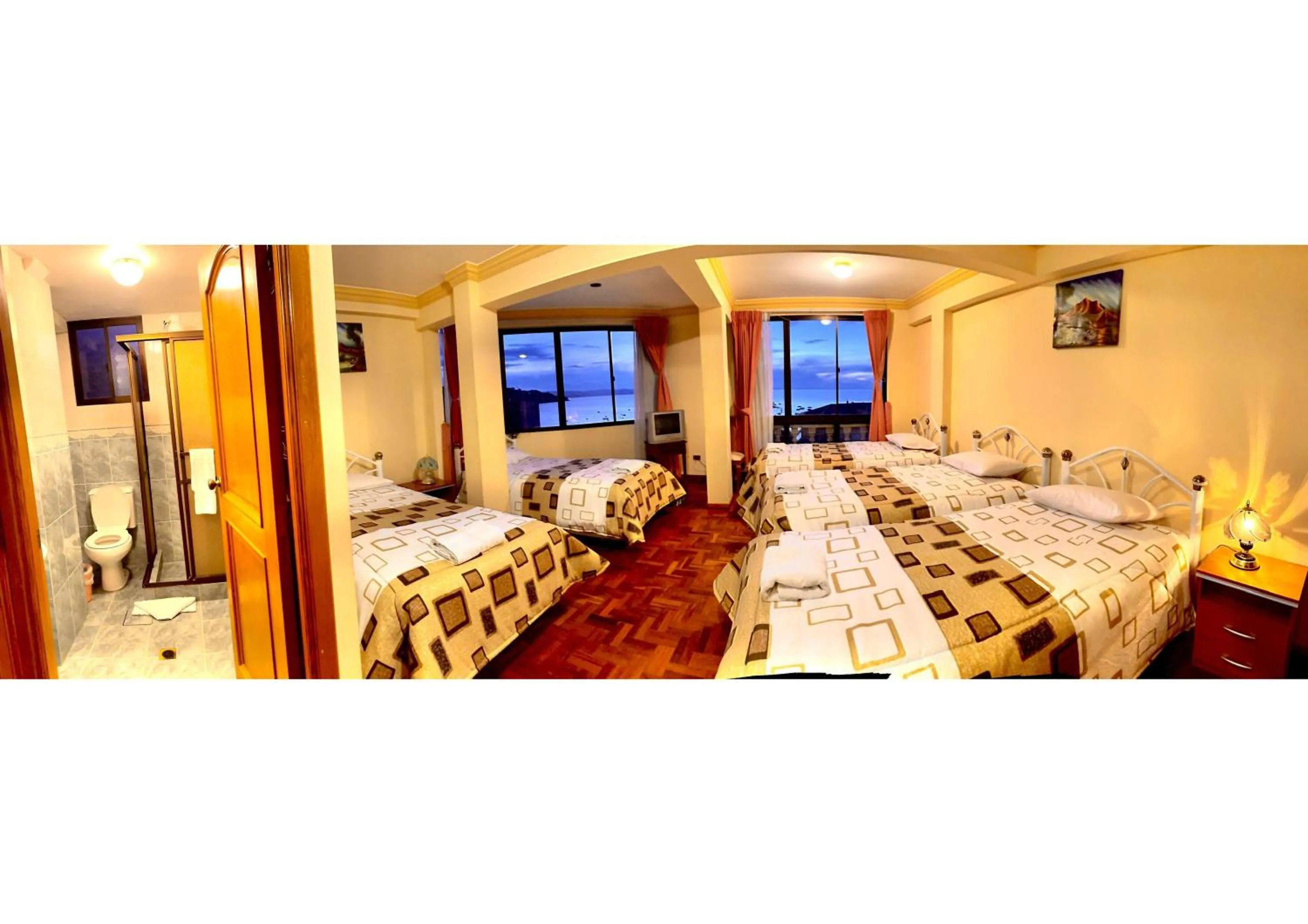 Bathroom, Bed in HOTEL WENDY MAR